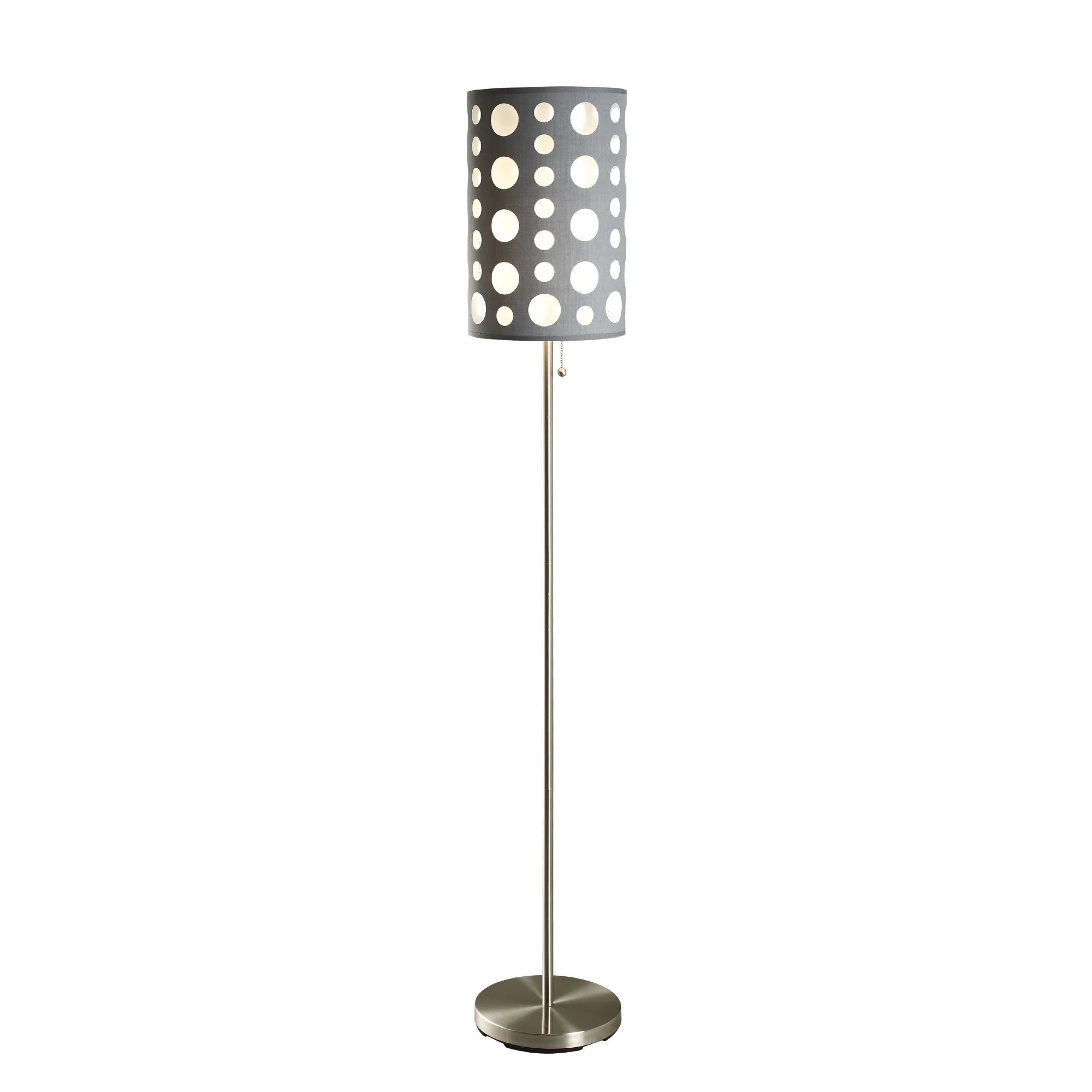 66" Steel Novelty Floor Lamp With Black And Green Drum Shade By Homeroots - Image 32