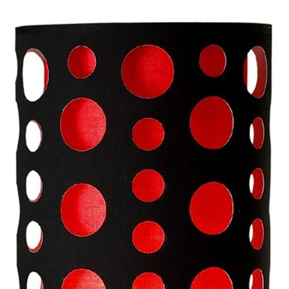 66" Steel Novelty Floor Lamp With Black And Green Drum Shade By Homeroots - Image 9