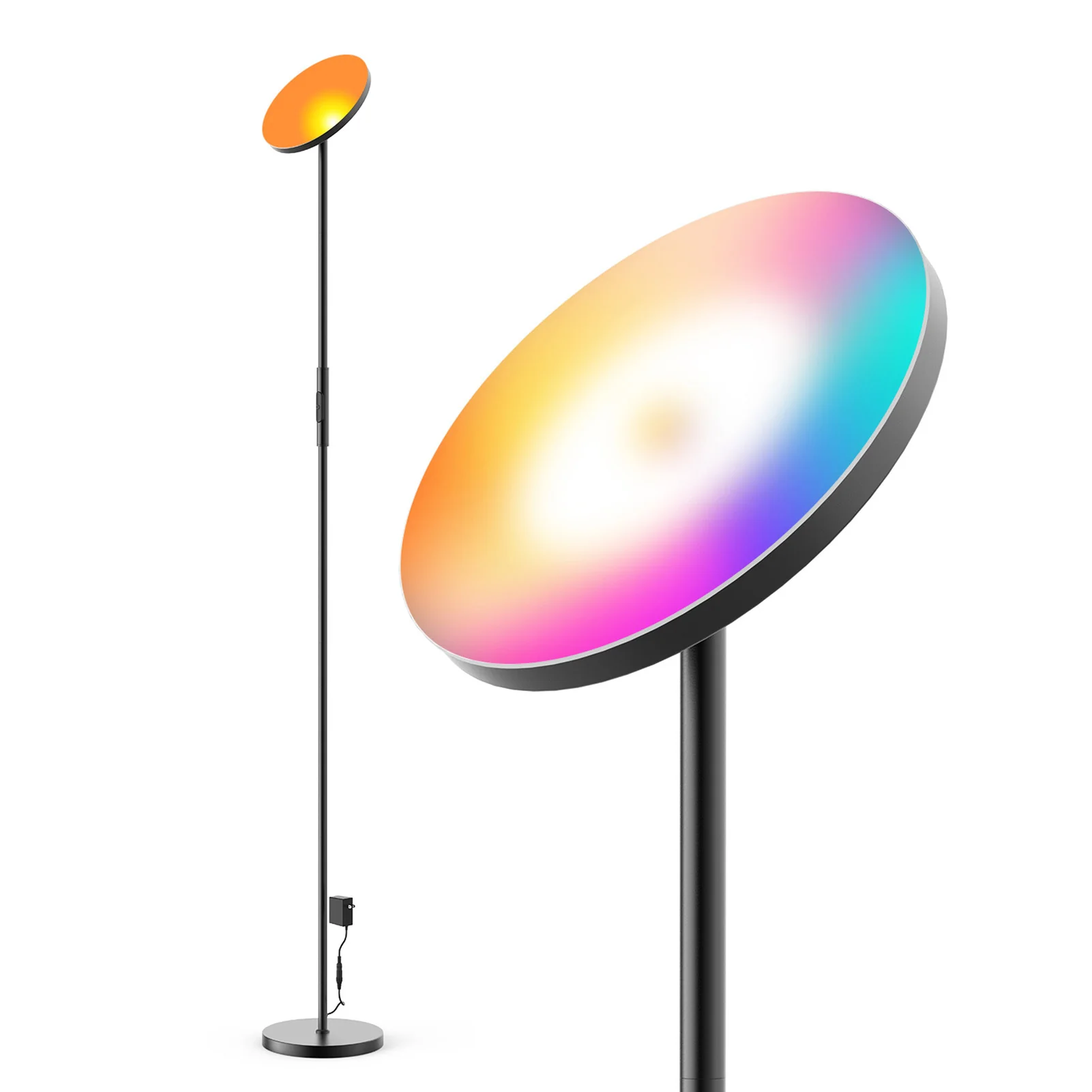 67" Color Changing LED Smart Novelty Floor Lamp By Homeroots - Image 2