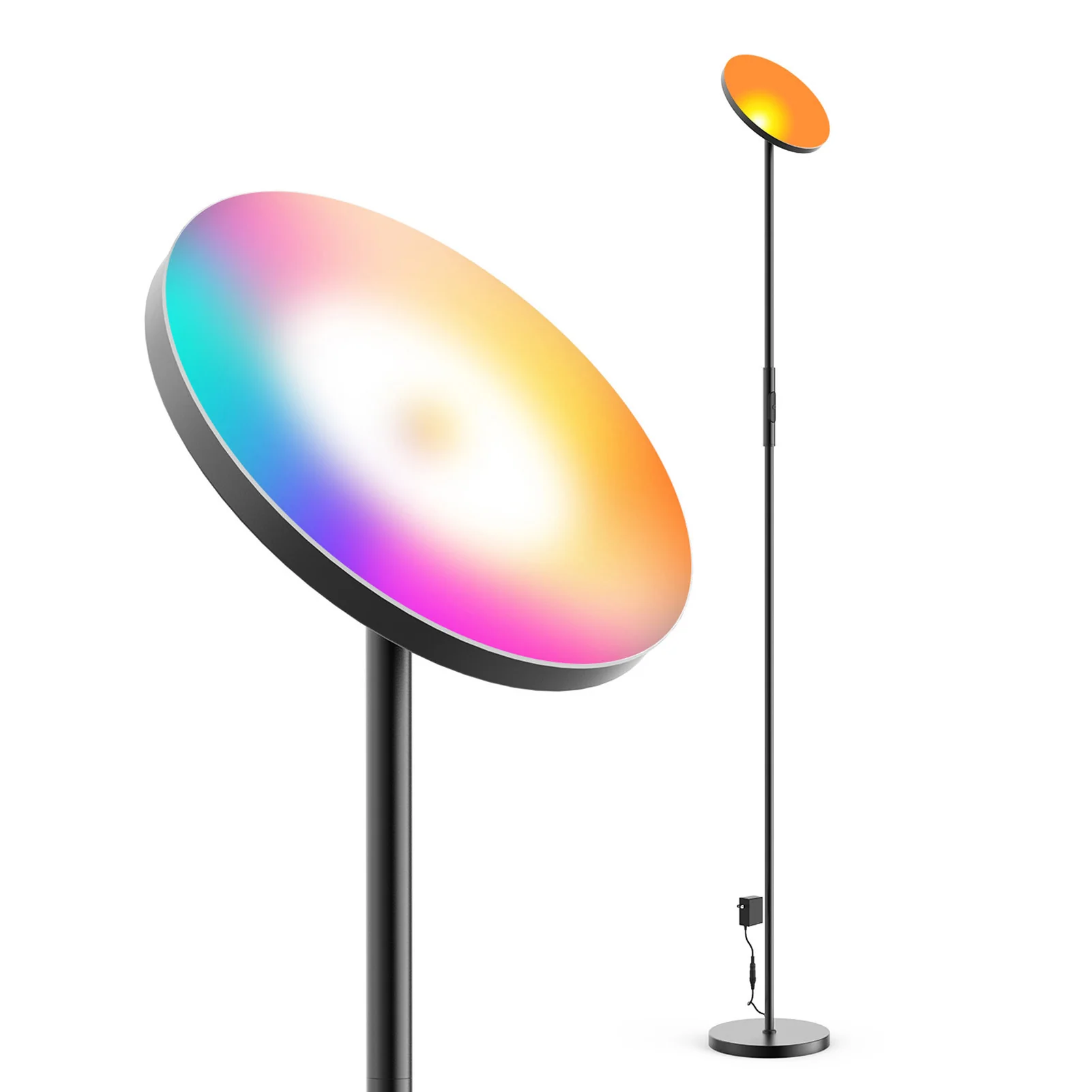 67" Color Changing LED Smart Novelty Floor Lamp By Homeroots - Image 4