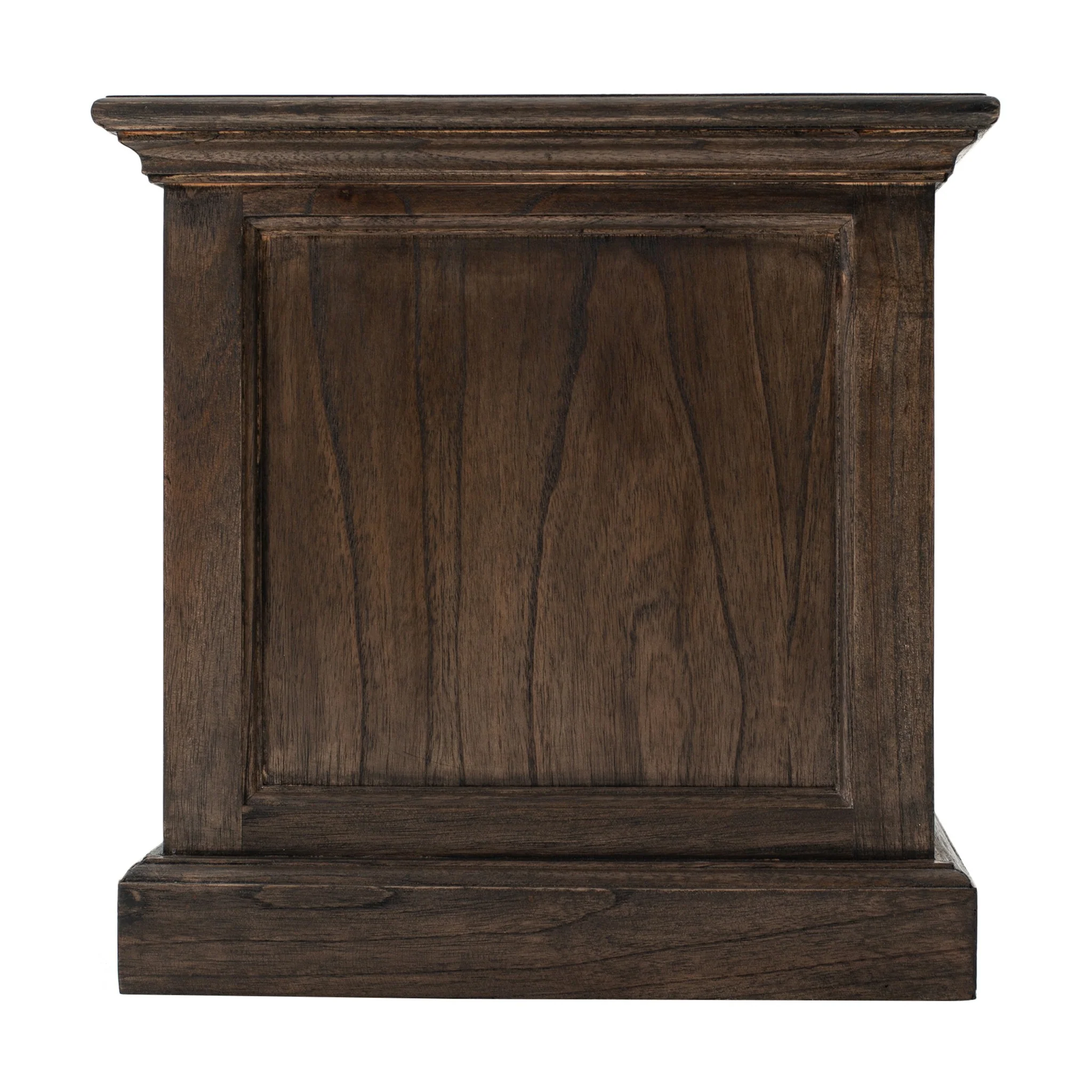71" Black Wash Wood Entertainment Unit with Four Drawers By Homeroots - Image 7