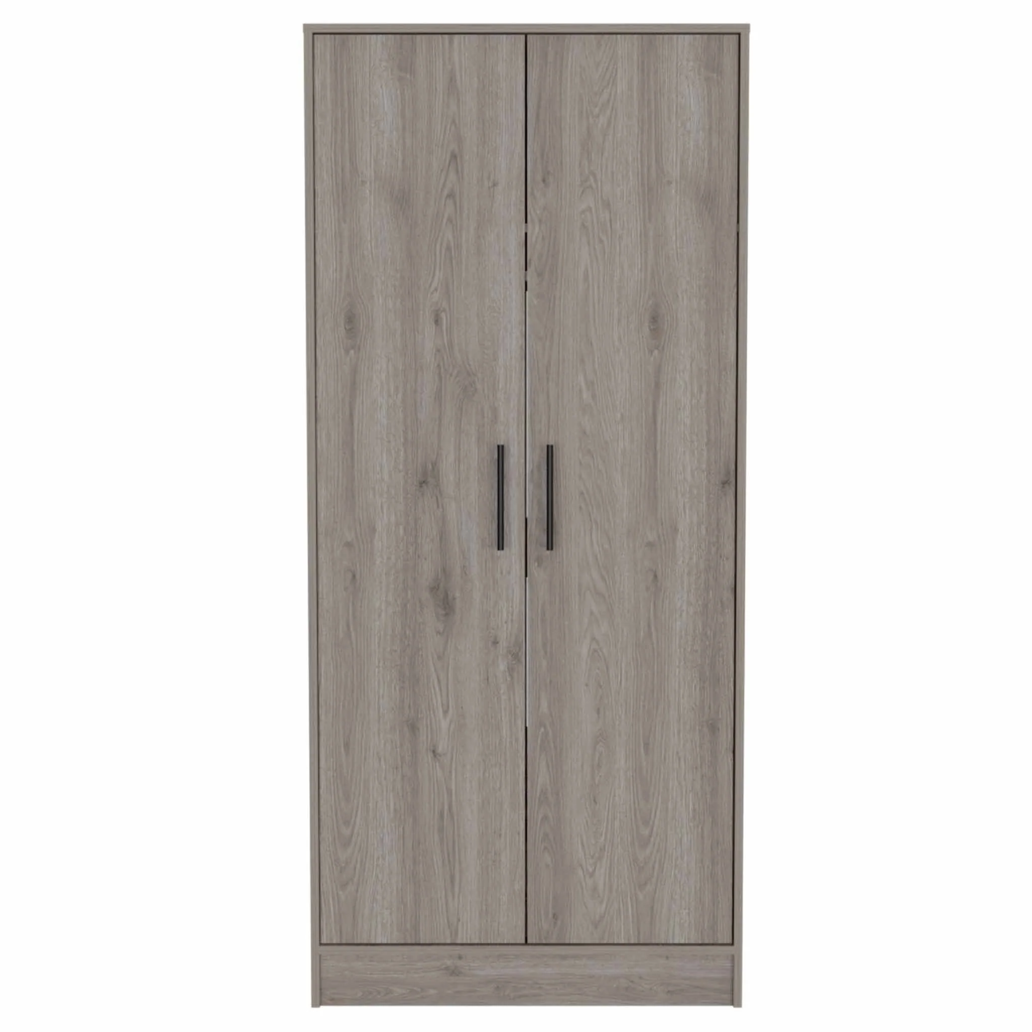 71" Light Gray Tall Two Door Closet By Homeroots - Image 2