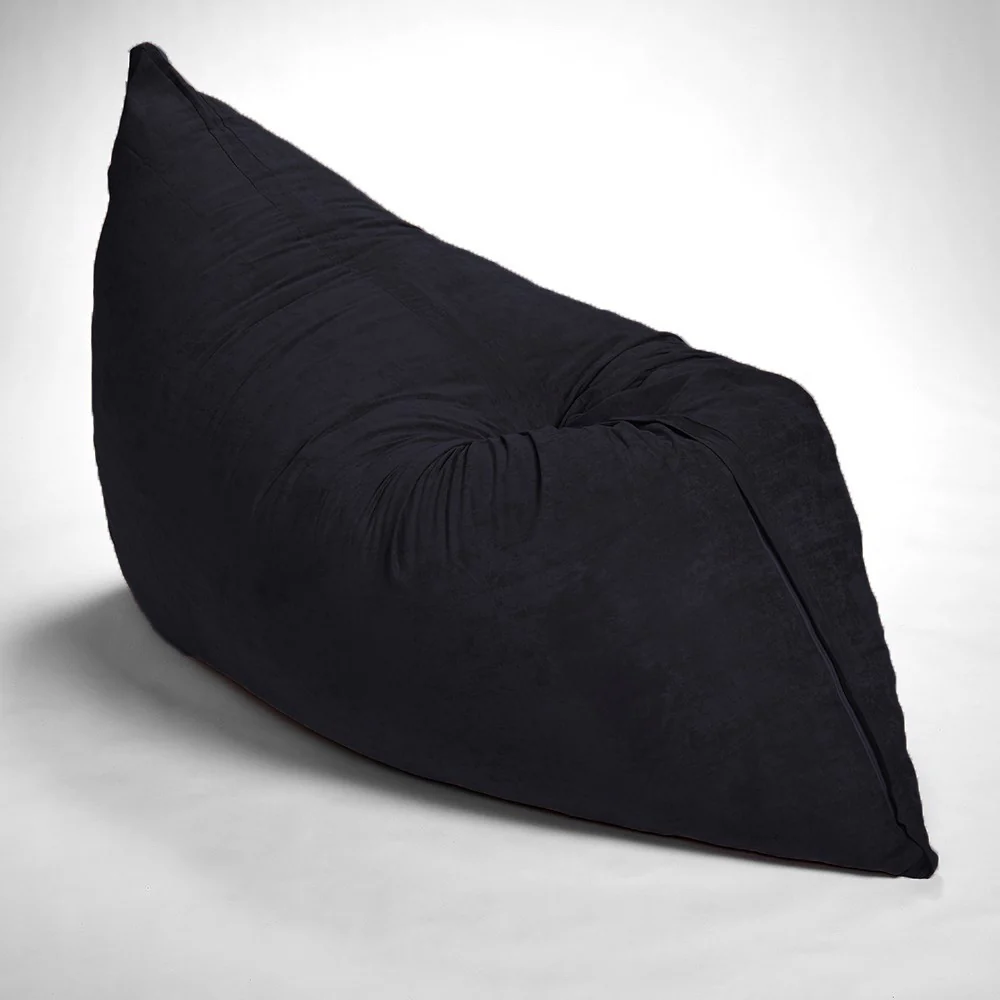 73" x 38" Brown Sofa Sack Bean Bag Lounger By Homeroots - Image 3