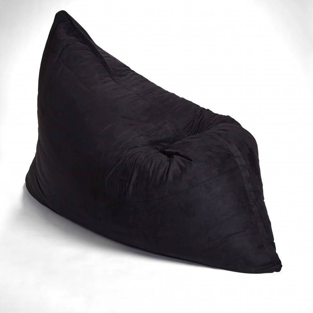 73" x 52" Brown Sofa Sack Bean Bag Lounger By Homeroots - Image 4