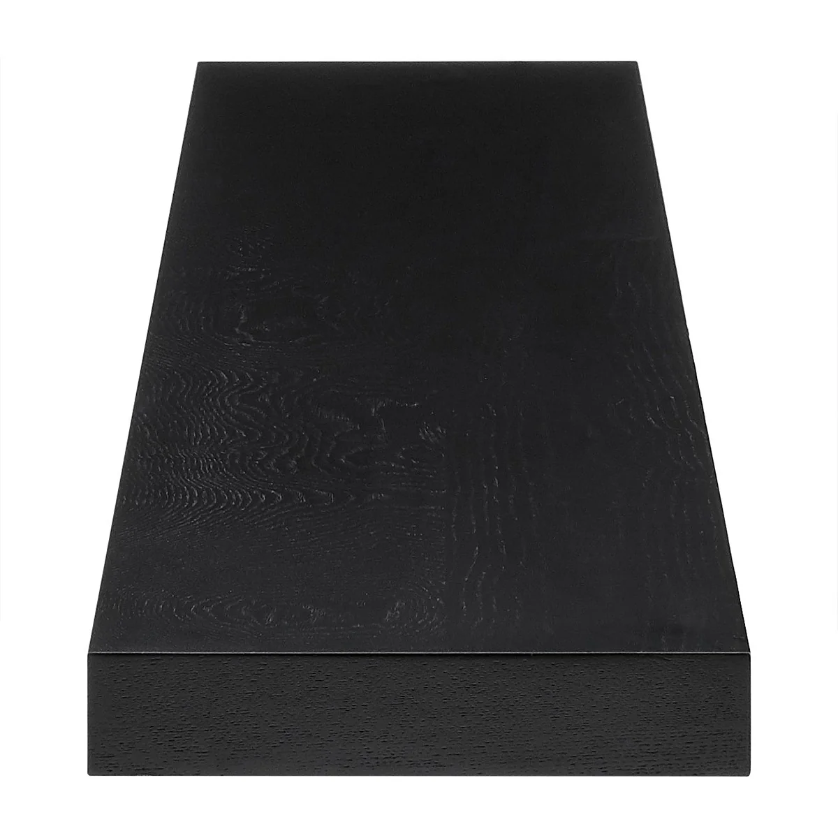 75" Dark Gray Whitewash Wooden Floating Shelf By Homeroots - Image 11