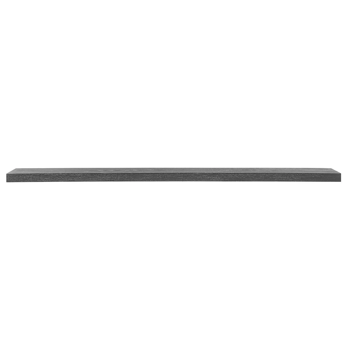 75" Dark Gray Whitewash Wooden Floating Shelf By Homeroots - Image 2