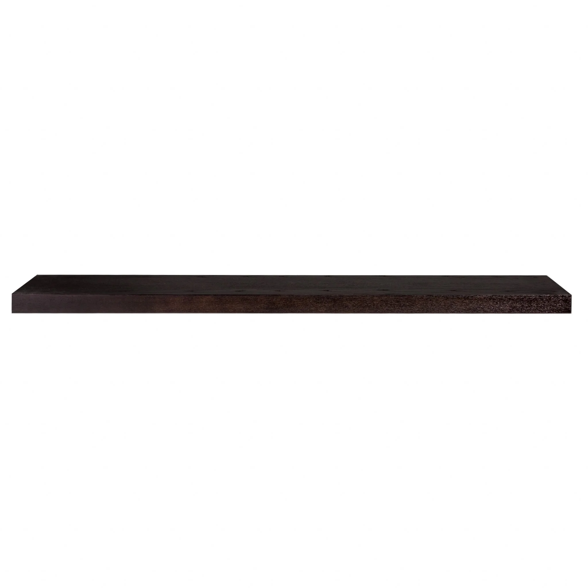 75" Dark Gray Whitewash Wooden Floating Shelf By Homeroots - Image 25