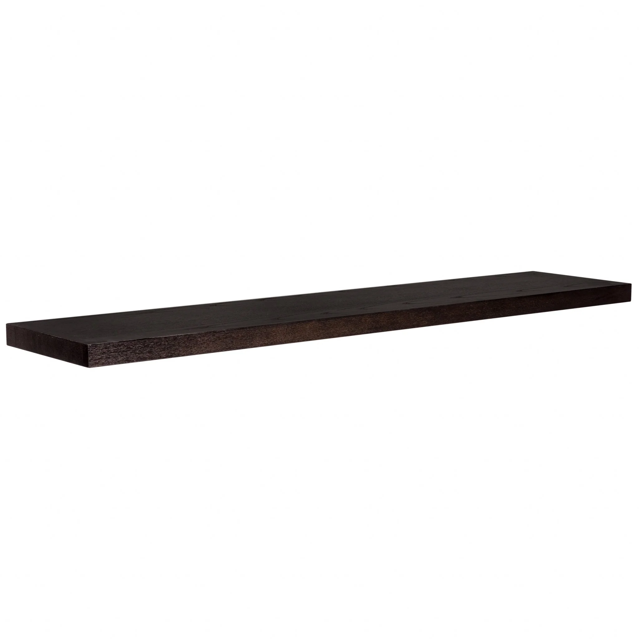75" Dark Gray Whitewash Wooden Floating Shelf By Homeroots - Image 26