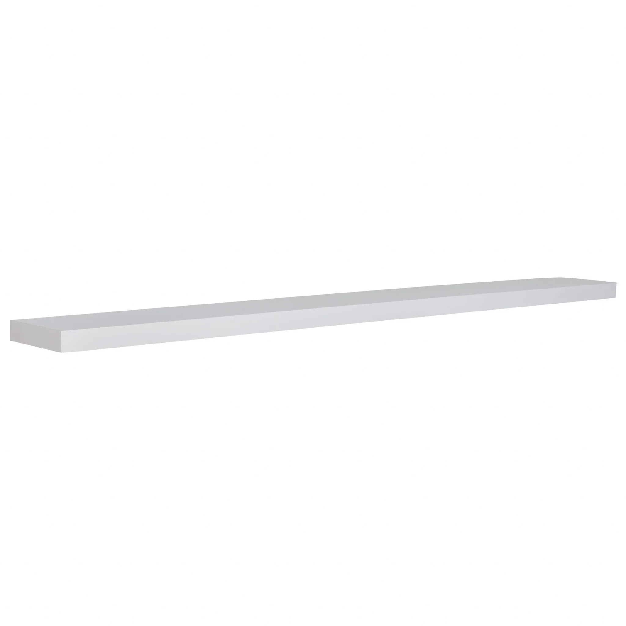 75" Dark Gray Whitewash Wooden Floating Shelf By Homeroots - Image 35