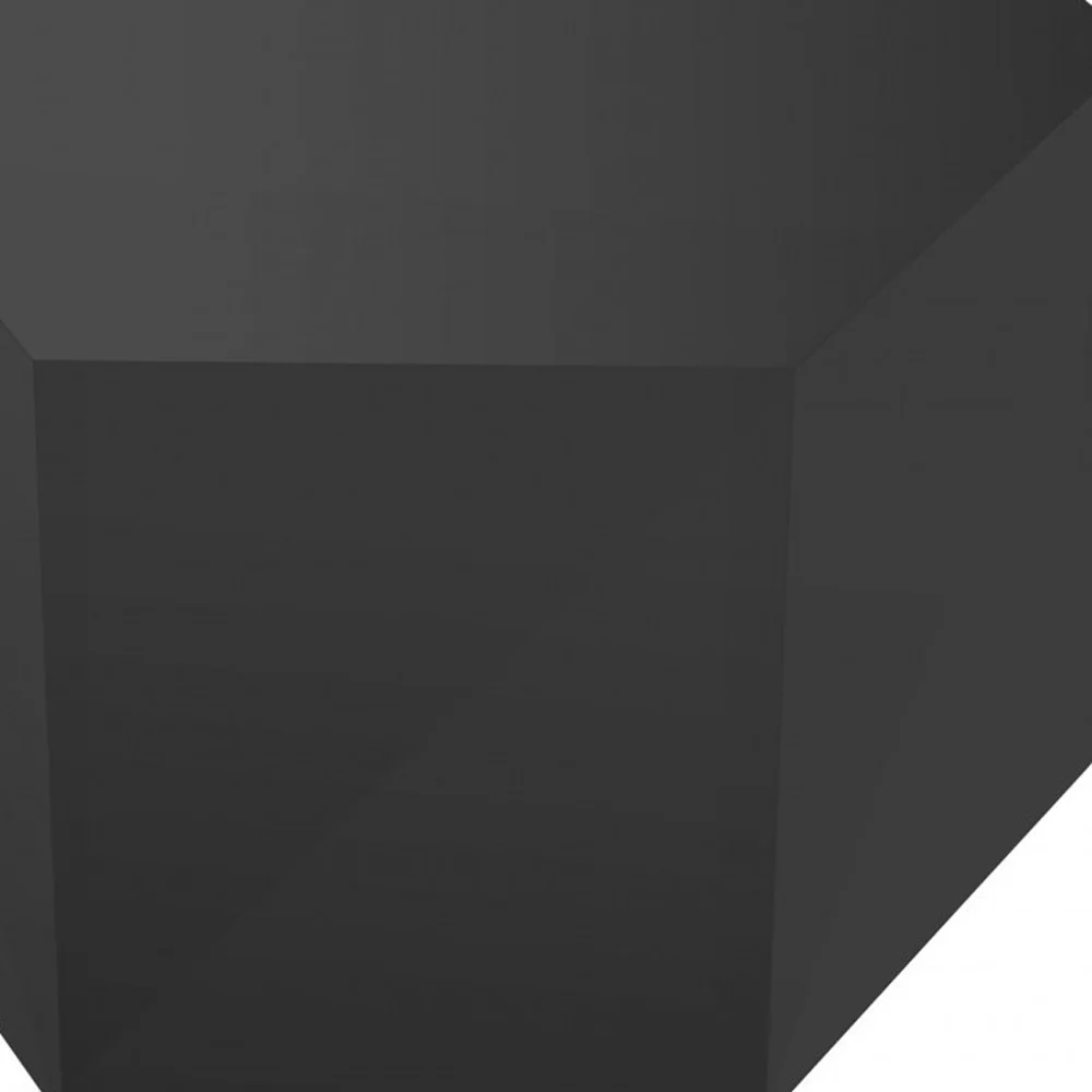 9" Grey Hexagon End Table By Homeroots - Image 4