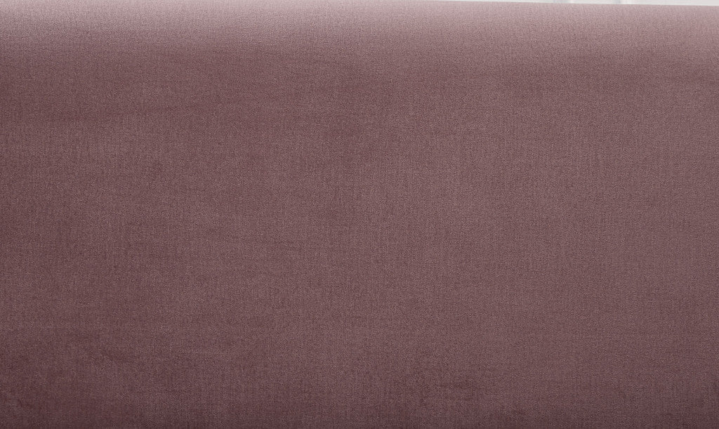 90" Pink Velvet And Gold Sofa By Homeroots - Image 8