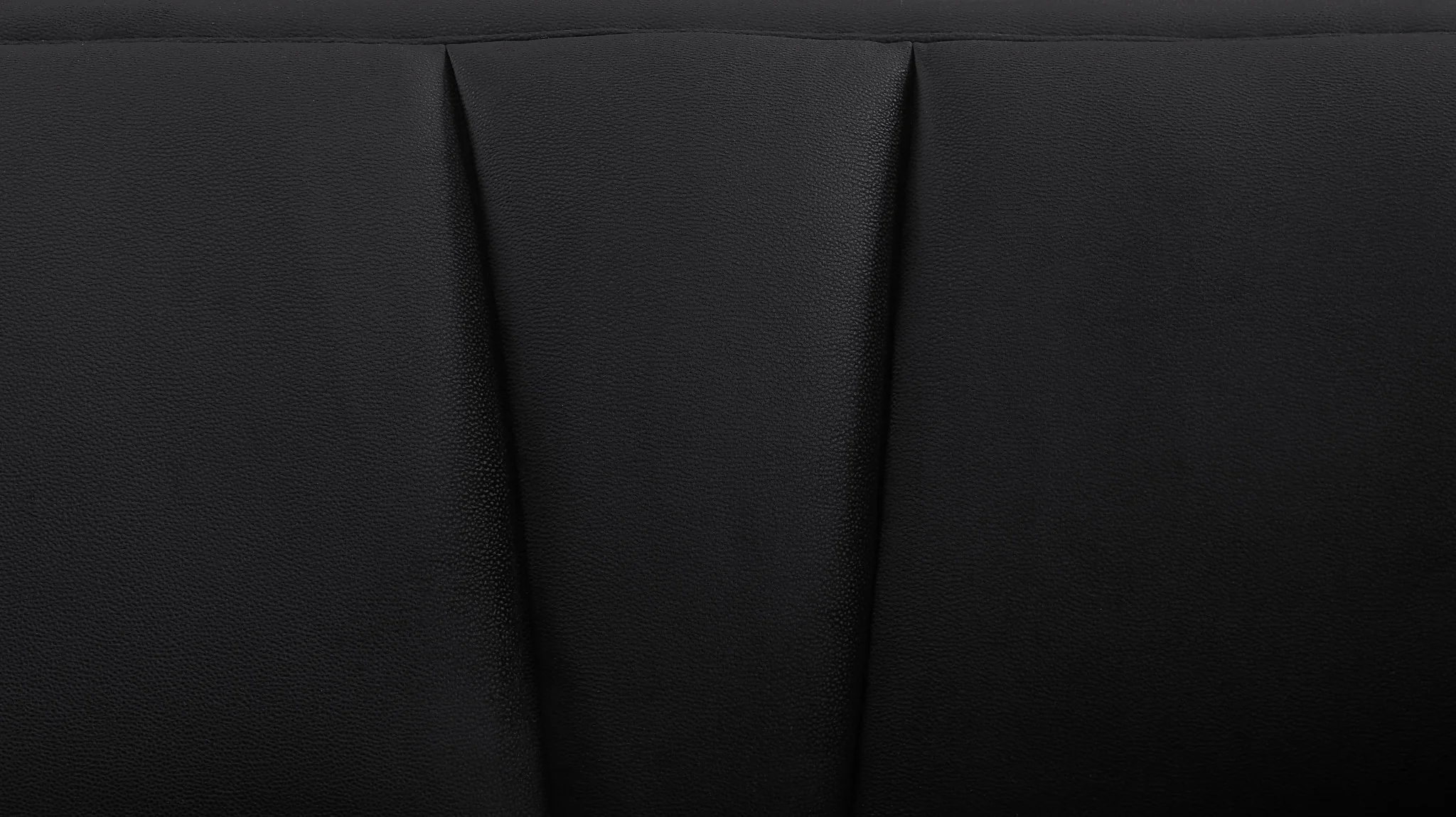 92" Black Velvet Sofa By Homeroots - Image 8
