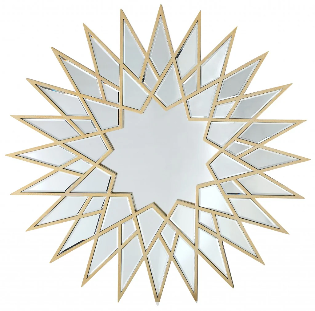 A Shooting Star Wall Mirror By Homeroots - Image 2