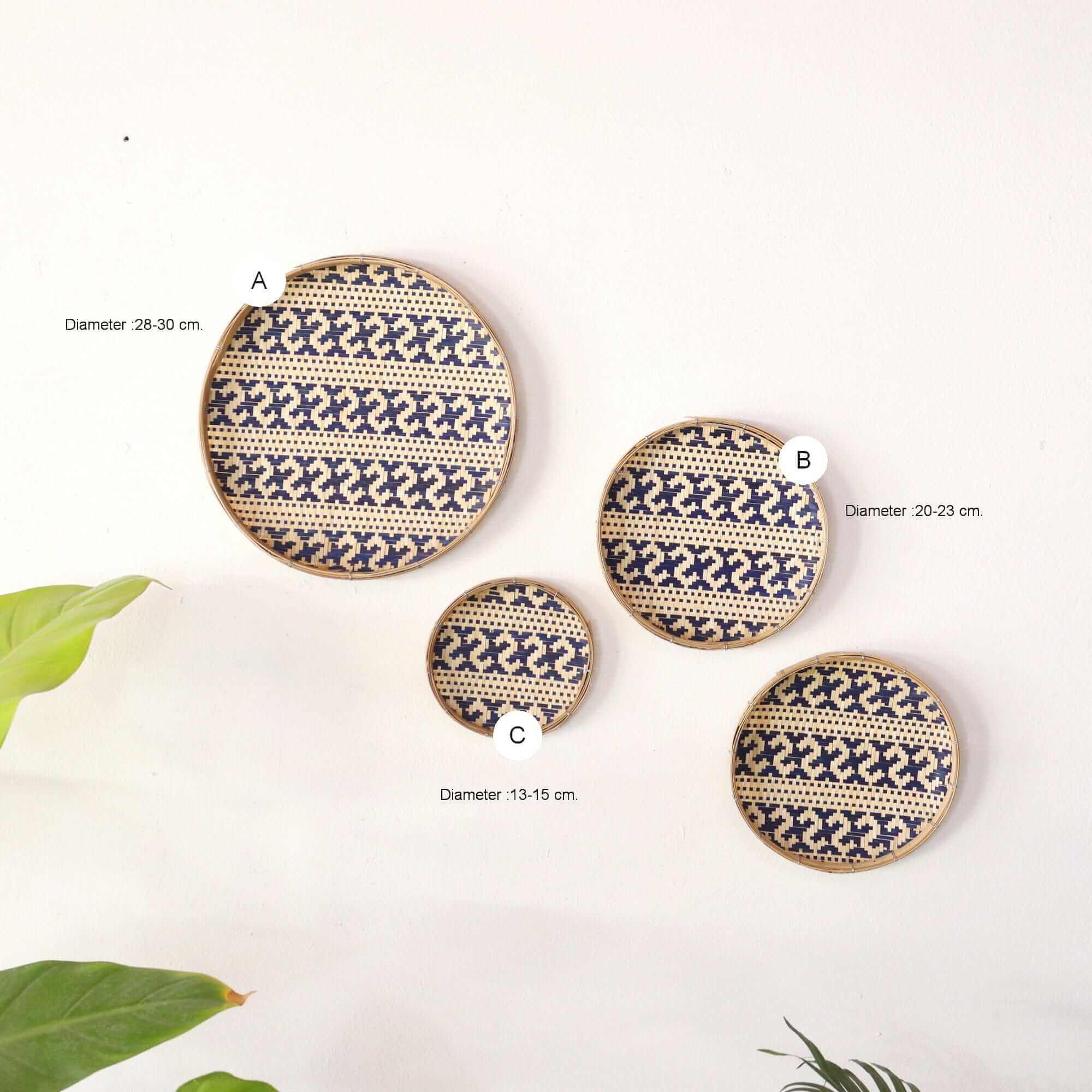 A Ti Kan - Wall Art DeCor Hanging Set Of 4 By Thaihome - Image 2