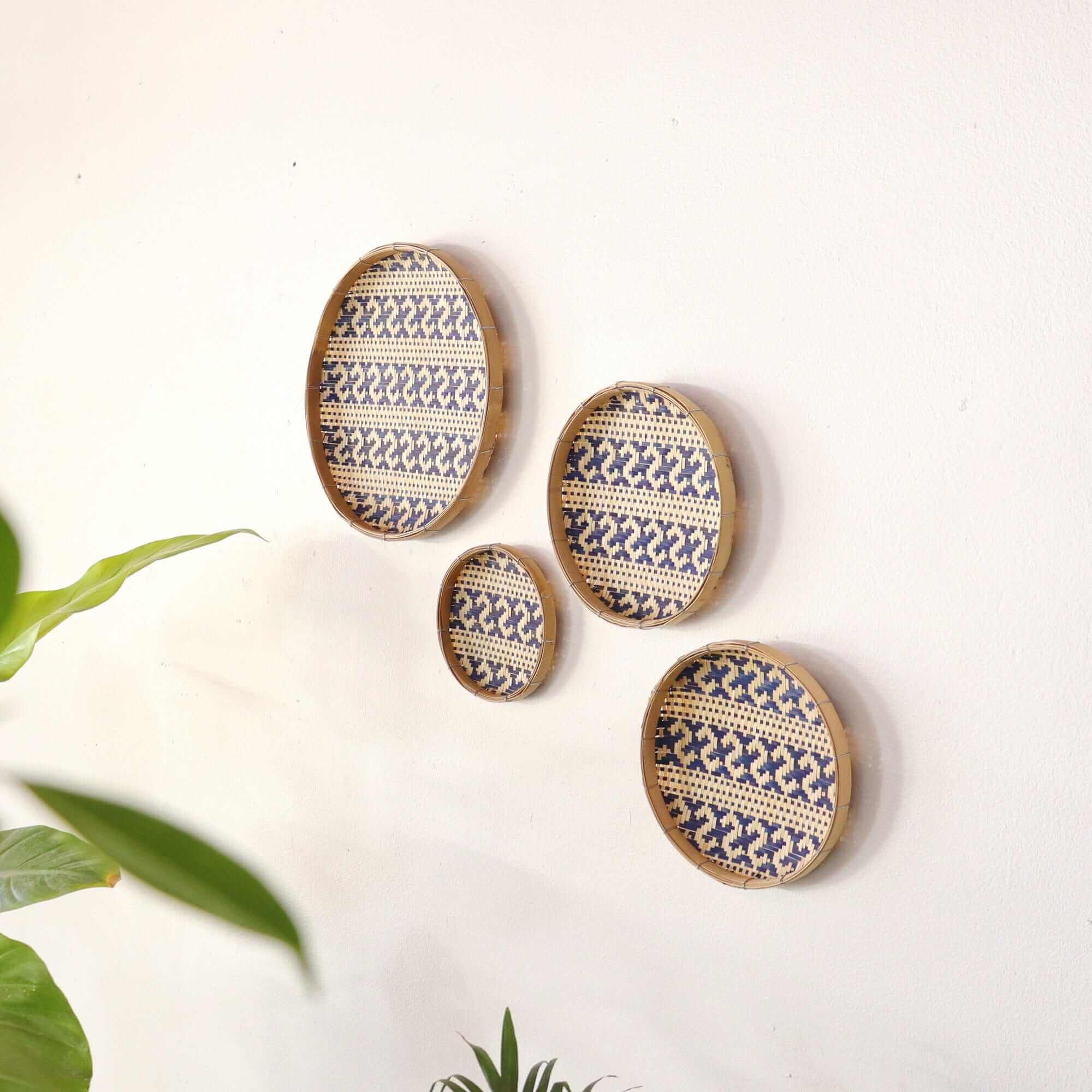 A Ti Kan - Wall Art DeCor Hanging Set Of 4 By Thaihome - Image 3