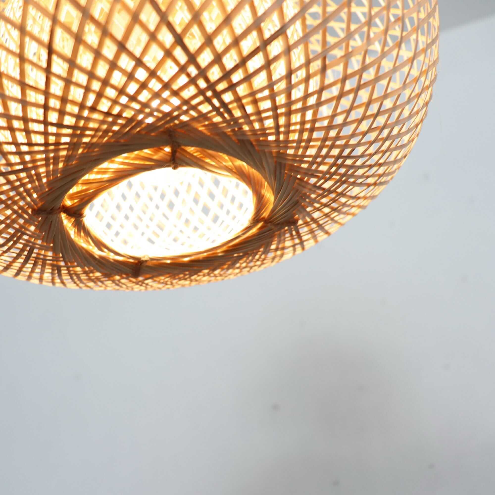 A Wa - Bamboo Pendant Light By Thaihome - Image 2