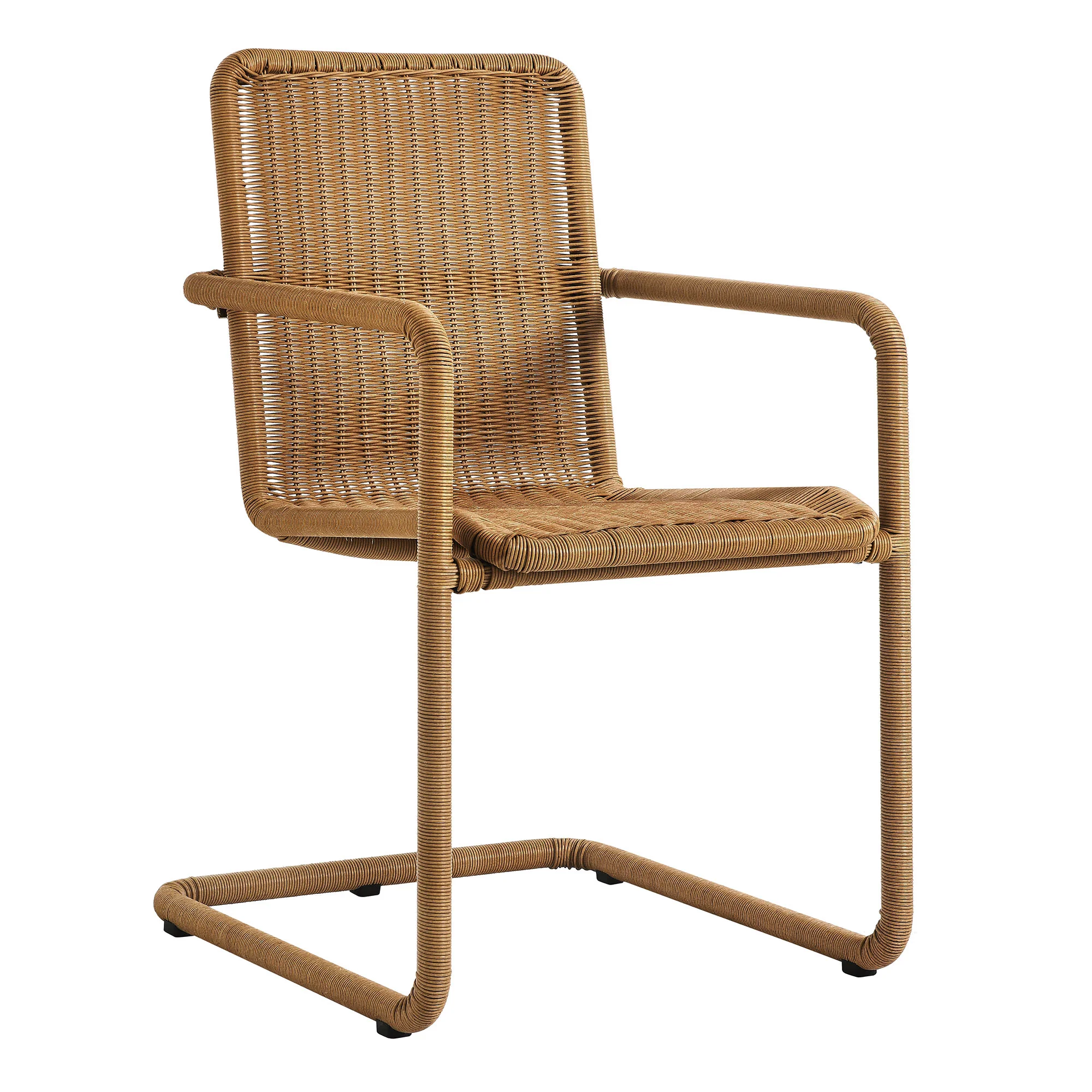 Abacus Outdoor Patio Wicker Dining Chairs Set of 2 by Modway - Image 3