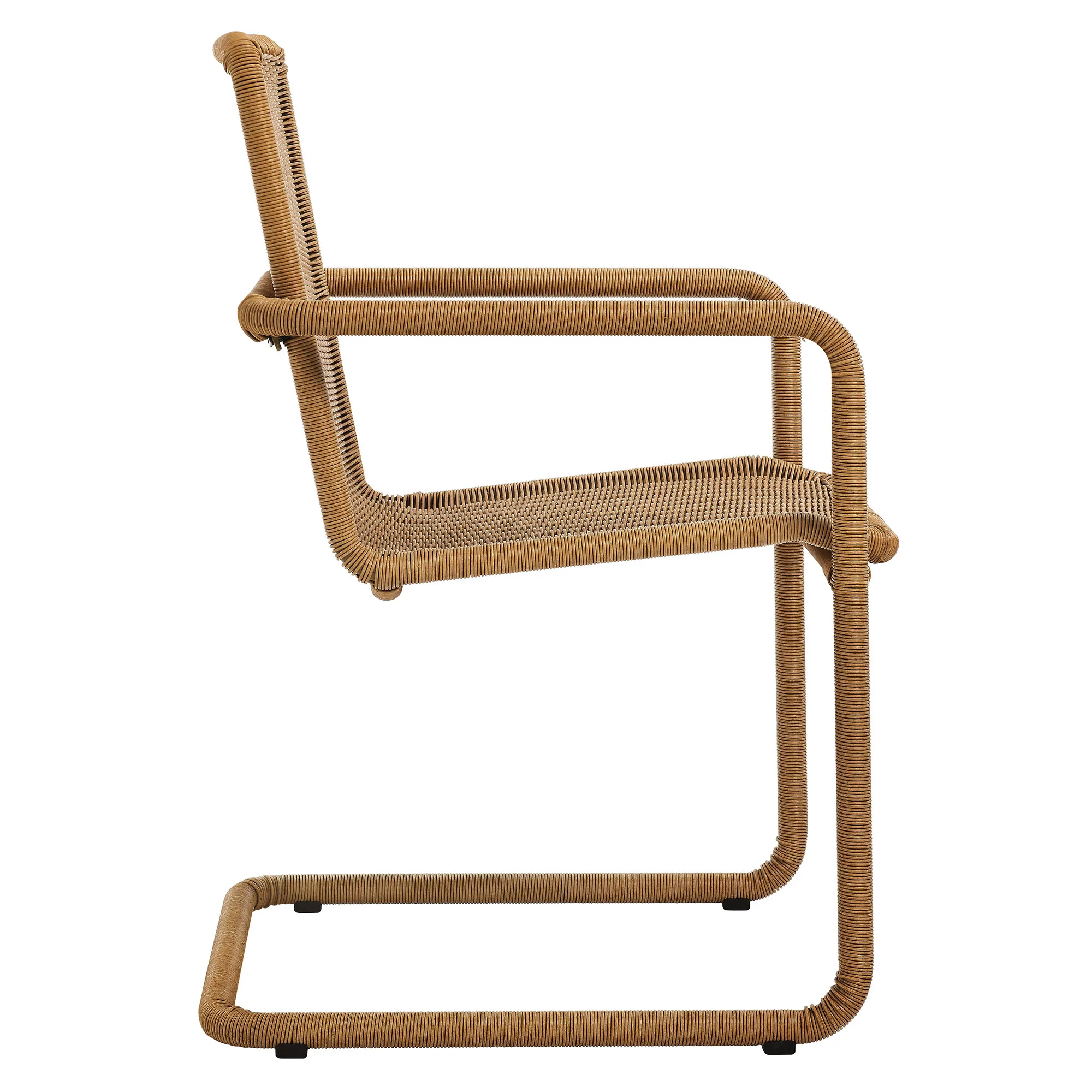 Abacus Outdoor Patio Wicker Dining Chairs Set of 2 by Modway - Image 4