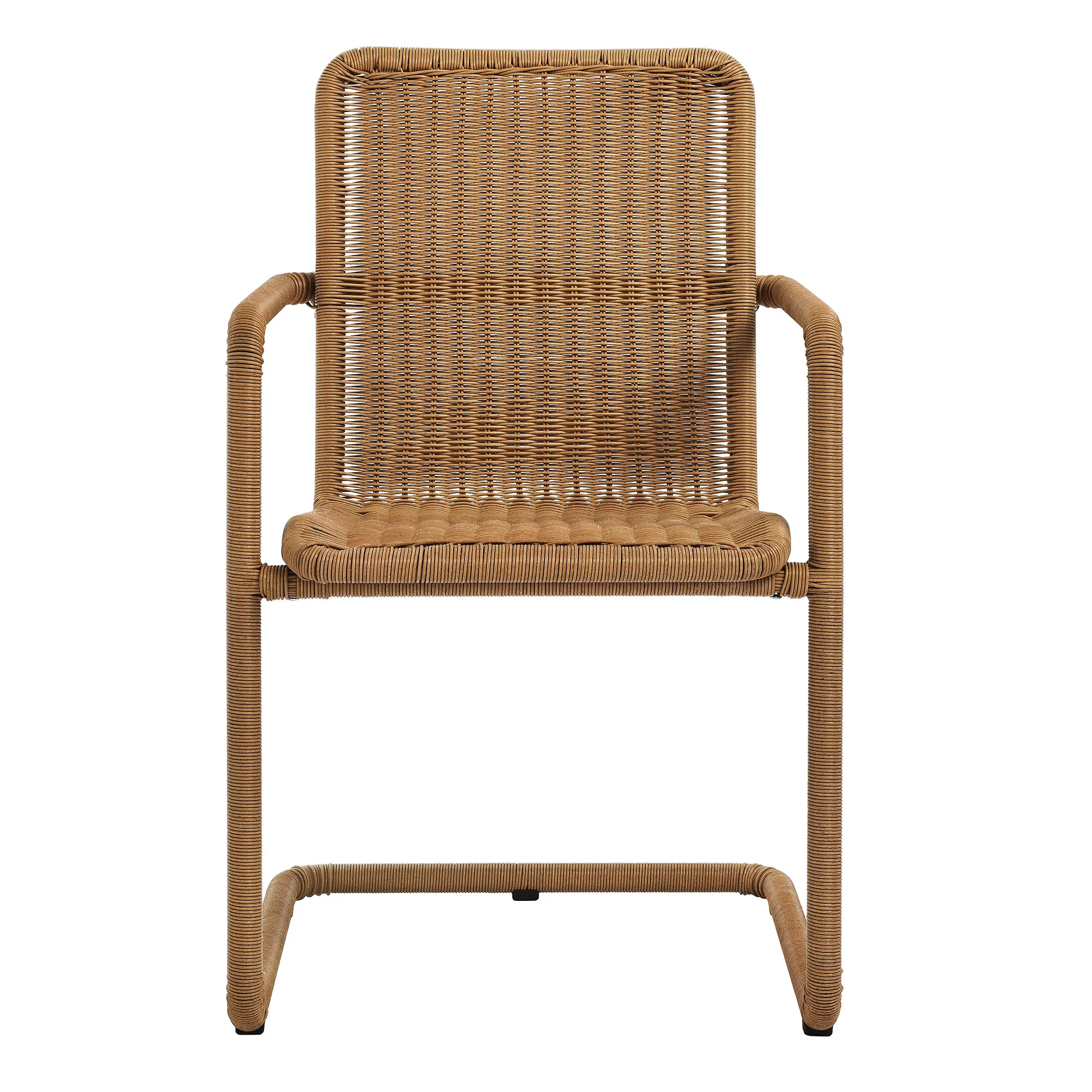 Abacus Outdoor Patio Wicker Dining Chairs Set of 2 by Modway - Image 6