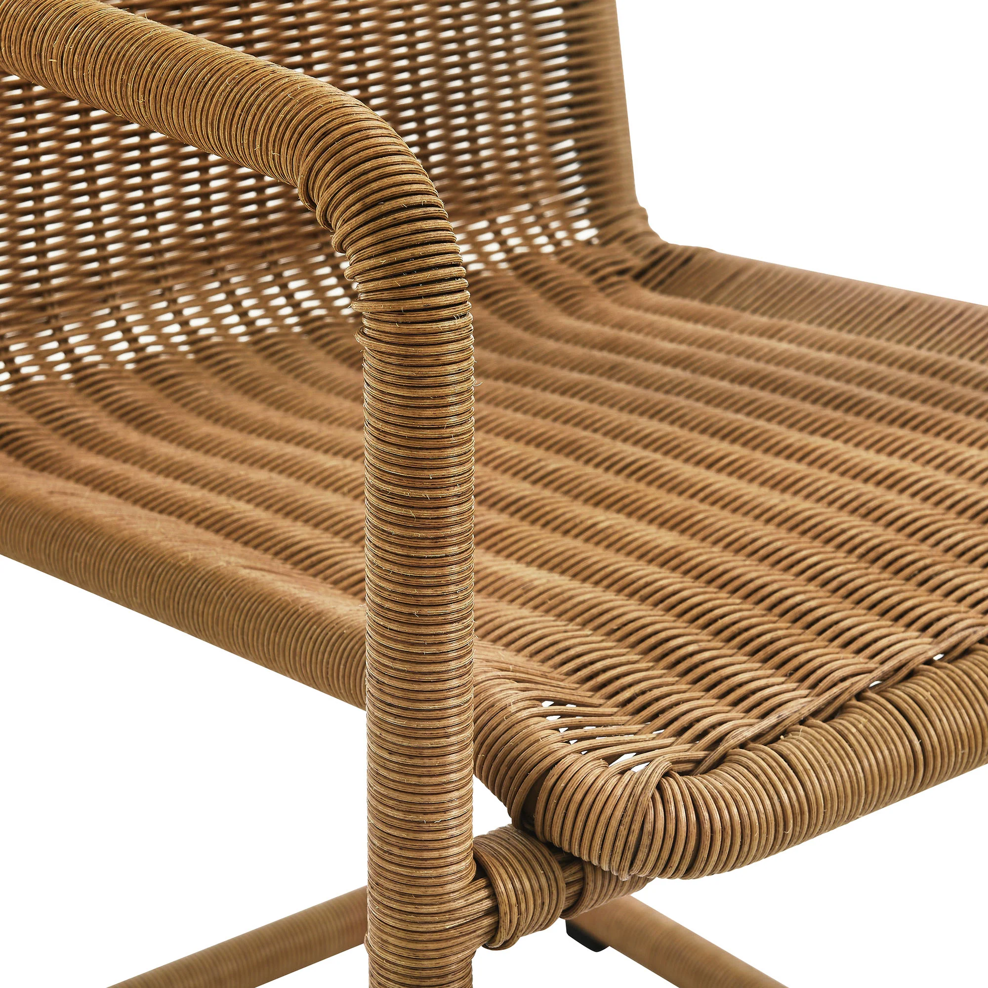 Abacus Outdoor Patio Wicker Dining Chairs Set of 2 by Modway - Image 7