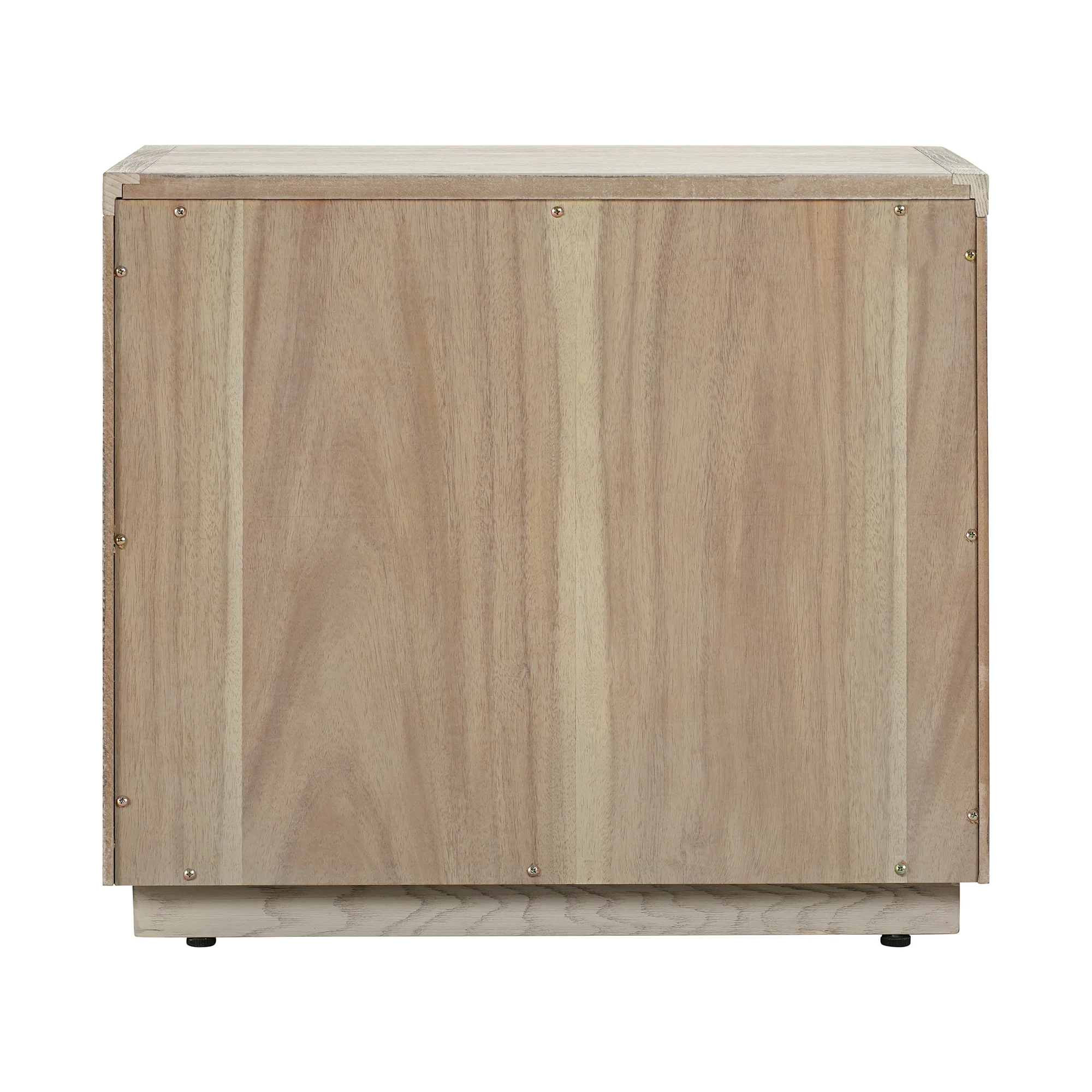 Abbey 2 Drawer Nightstand in Grey Oak Wood By Armen Living - Image 6