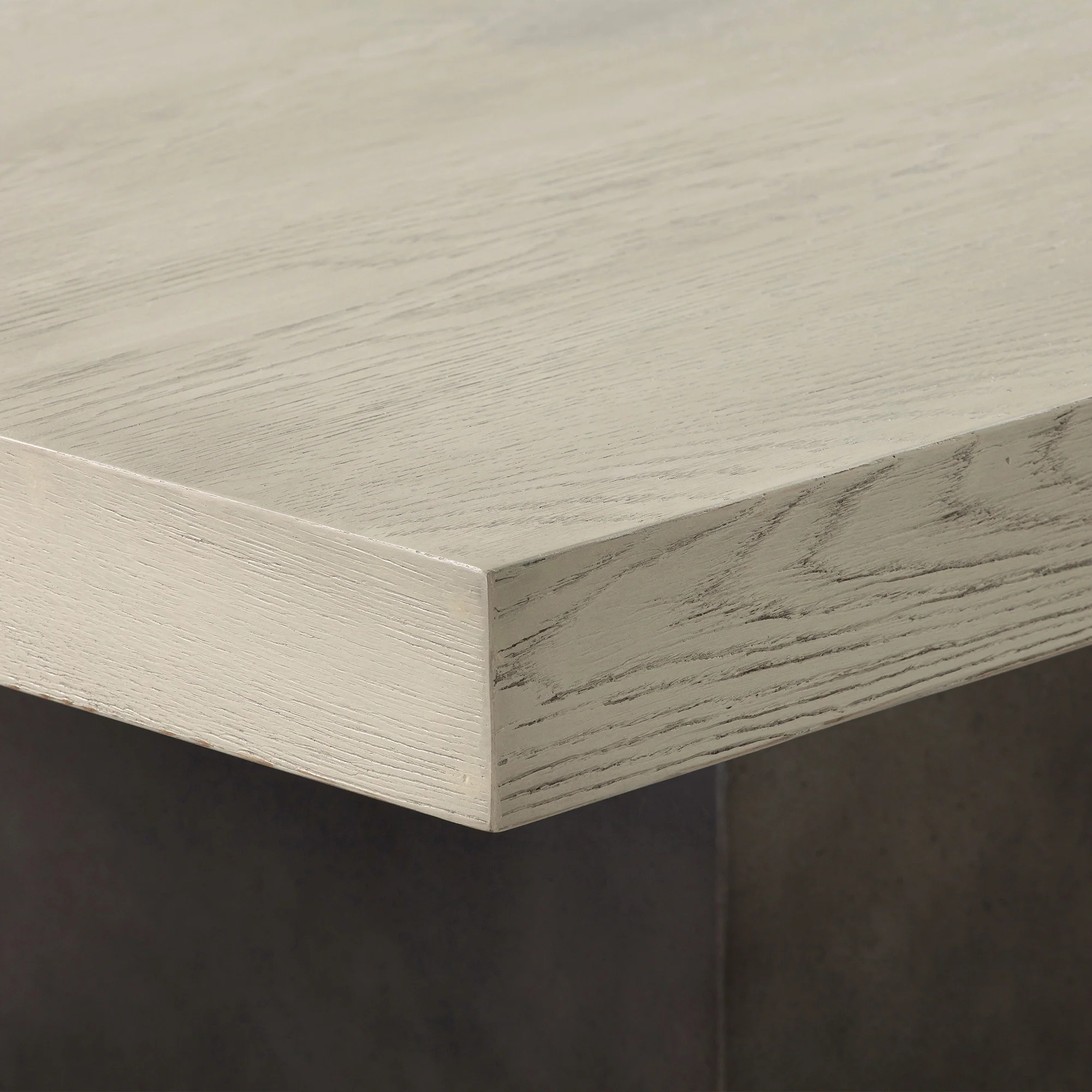 Abbey Concrete and Grey Oak Wood Coffee Table By Armen Living - Image 6
