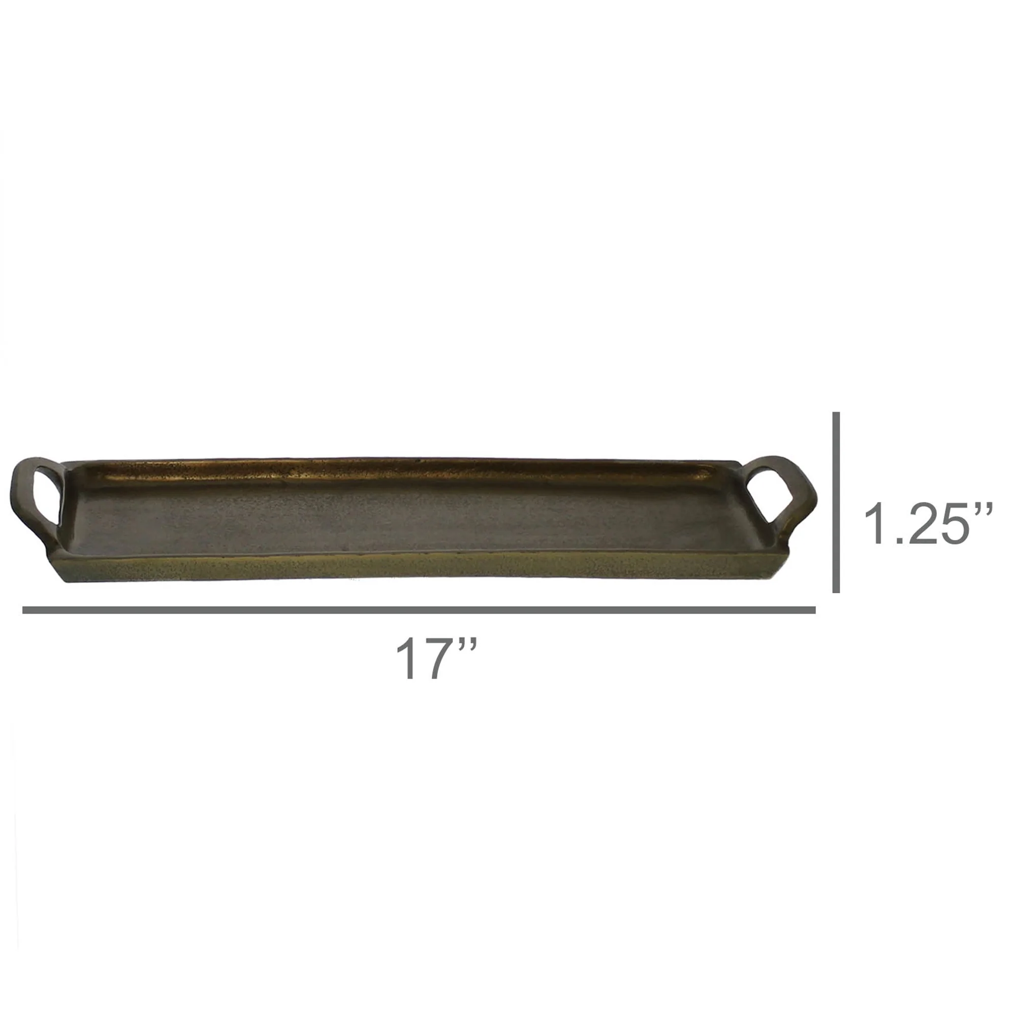 Abbott Tray, Brass  - Medium By HomArt - Image 2
