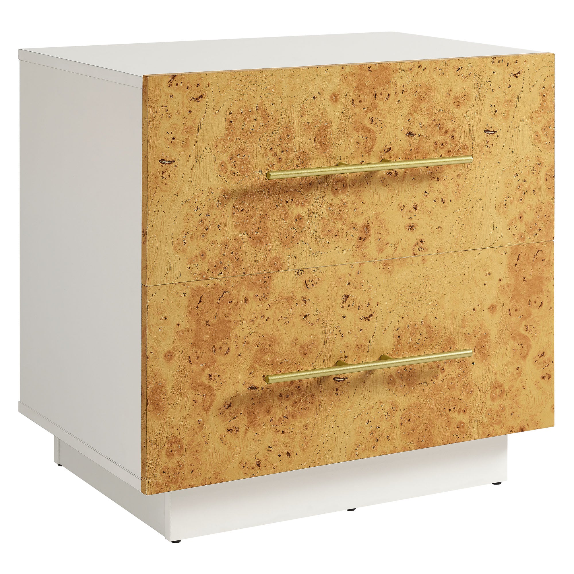 Abel 2-Drawer Burl Wood Nightstand by Modway - Image 2