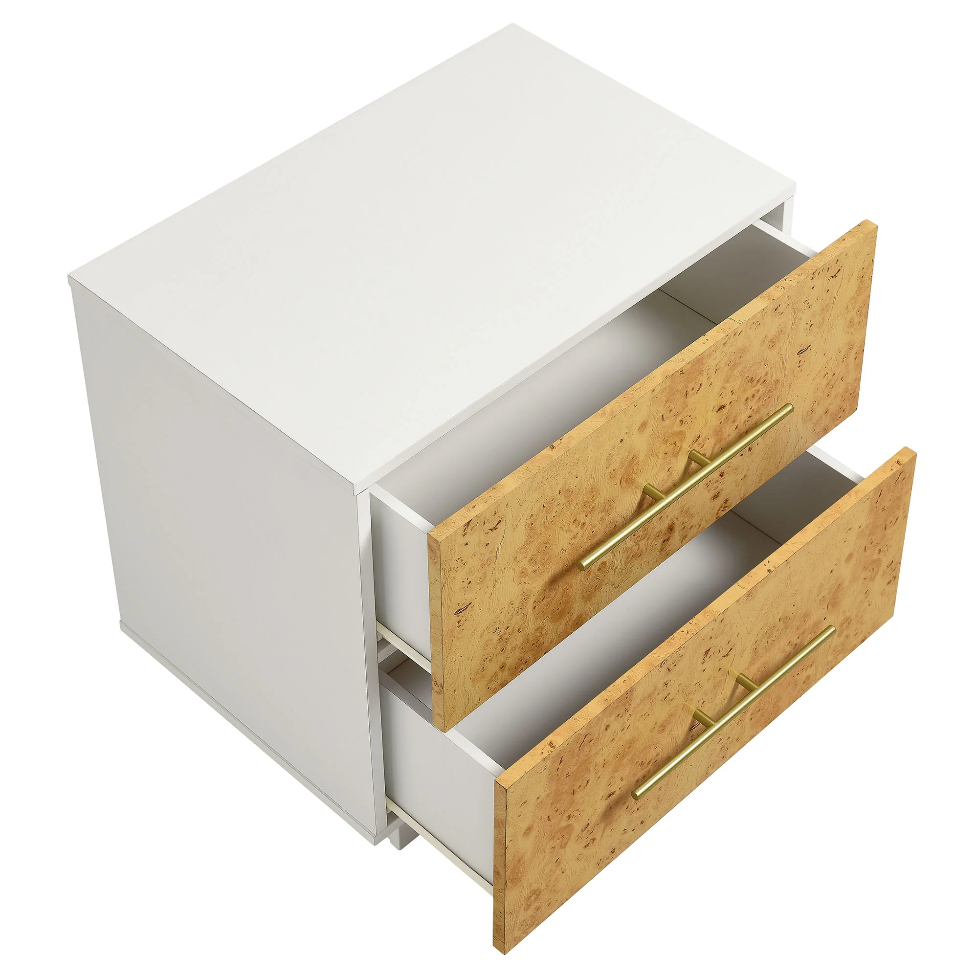 Abel 2-Drawer Burl Wood Nightstand by Modway - Image 5
