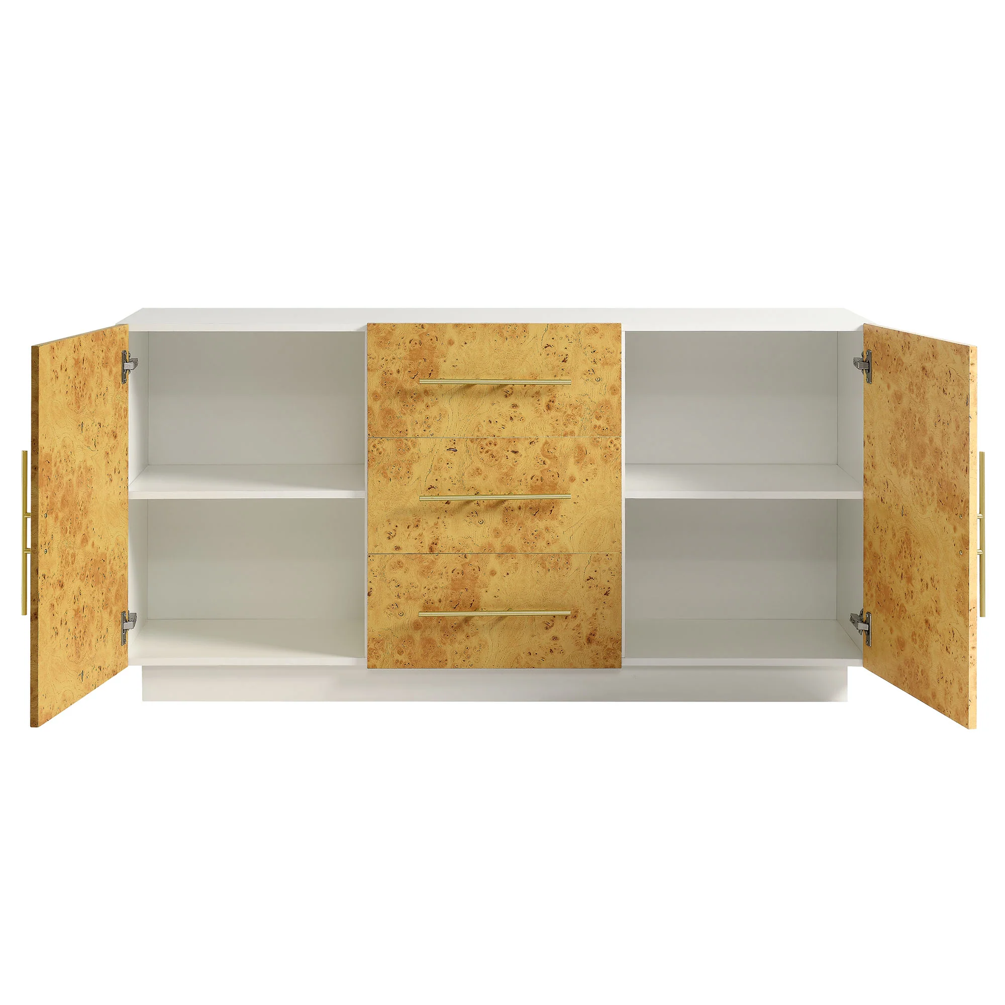 Abel 59 Inch Burl Wood Sideboard Buffet TV Stand by Modway - Image 2