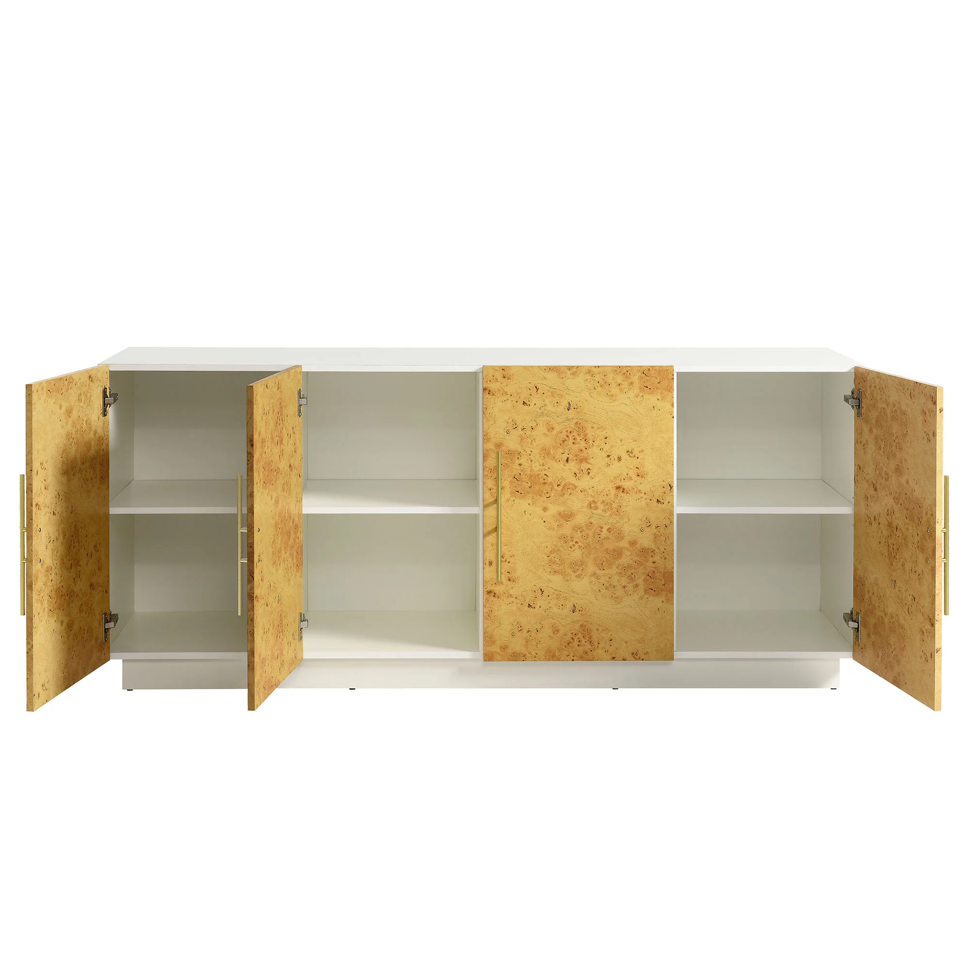 Abel 69 Inch Burl Wood Sideboard Buffet TV Stand by Modway - Image 6