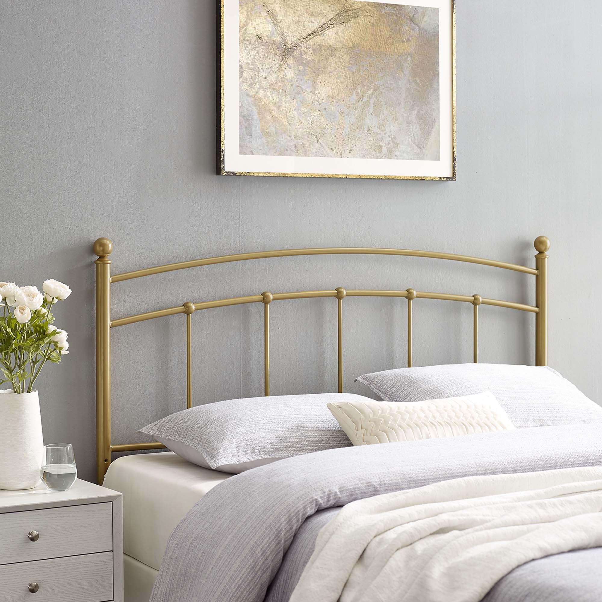 Abigail Metal King Headboard by Modway - Image 6