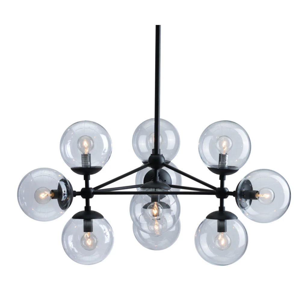 Abundant Ceiling Lamp Black By Homeroots - Image 3