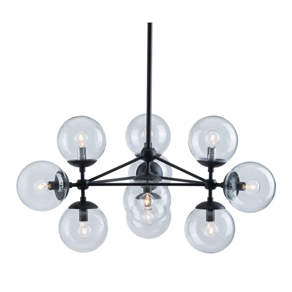 Abundant Ceiling Lamp Black By Homeroots - Image 4
