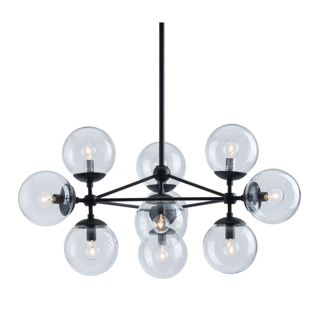 Abundant Ceiling Lamp Black By Homeroots - Image 6