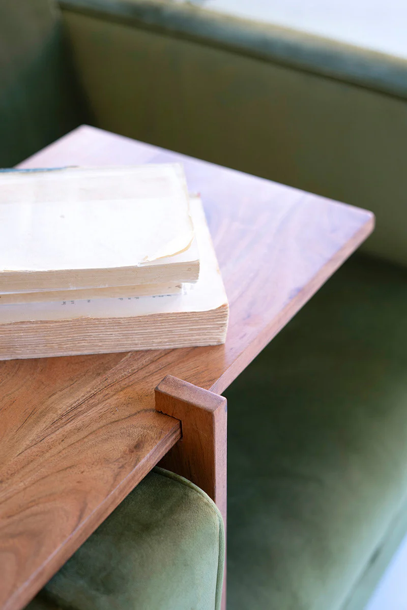 Acacia Wood Adjustable Riser By Kalalou - Image 4