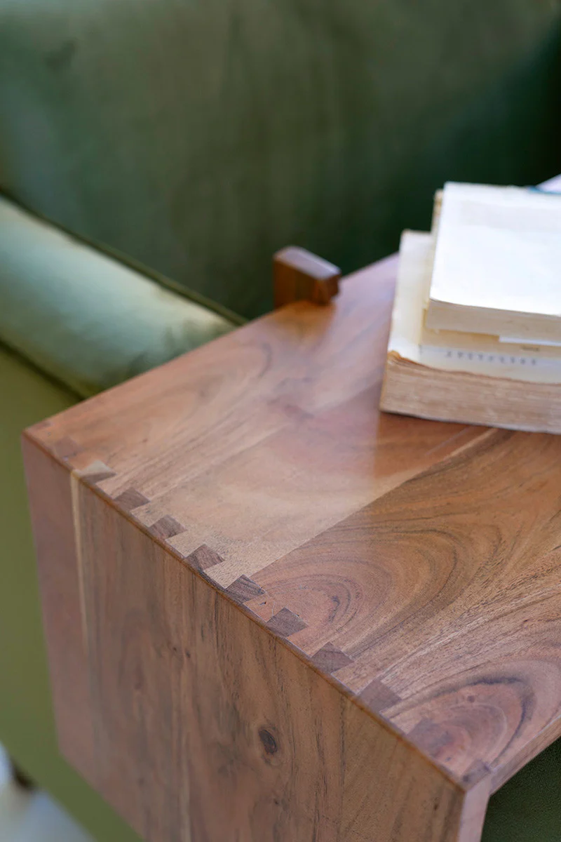 Acacia Wood Adjustable Riser By Kalalou - Image 5