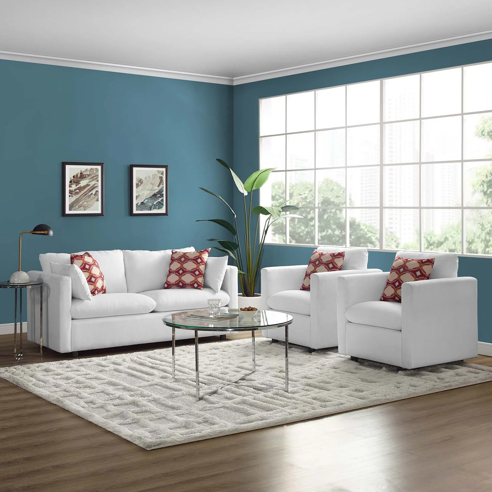 Activate 3 Piece Upholstered Fabric Set By Modway - EEI-4046 - Image 13