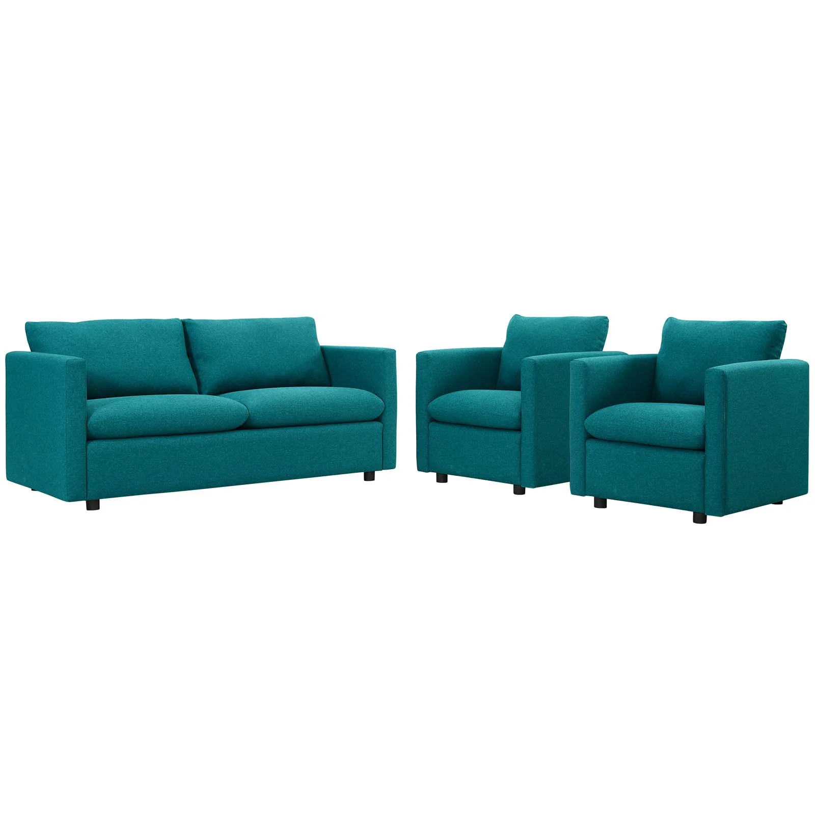 Activate 3 Piece Upholstered Fabric Set By Modway - EEI-4046 - Image 8
