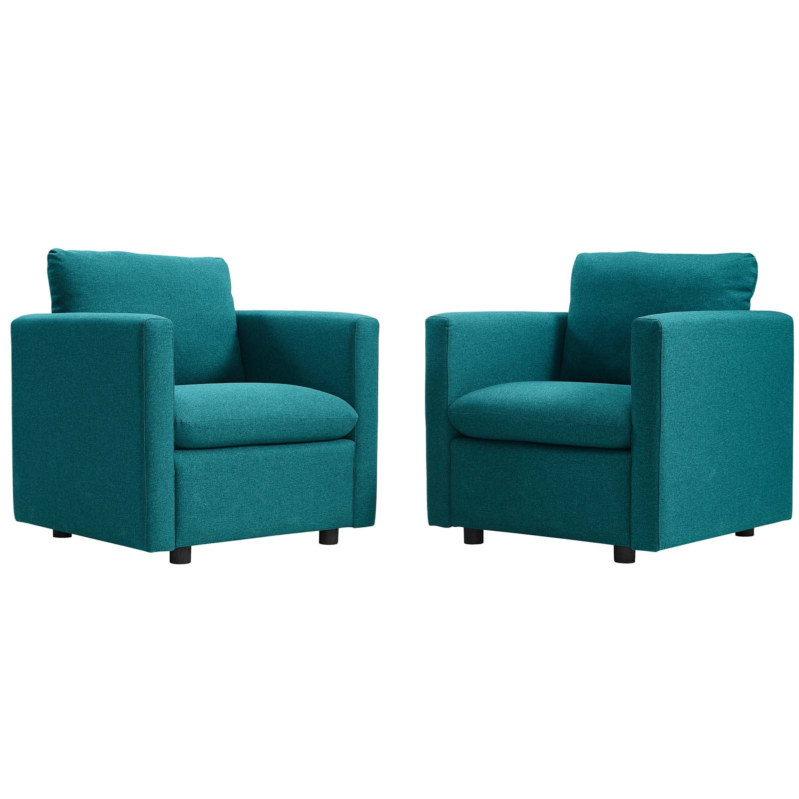 Activate Upholstered Fabric Armchair Set of 2 By Modway - EEI-4078 - Image 6