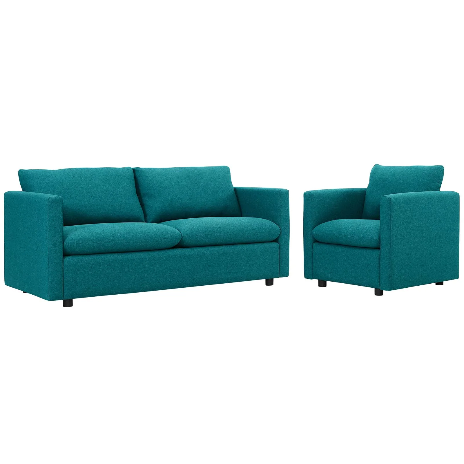 Activate Upholstered Fabric Sofa and Armchair Set By Modway - EEI-4045 - Image 14