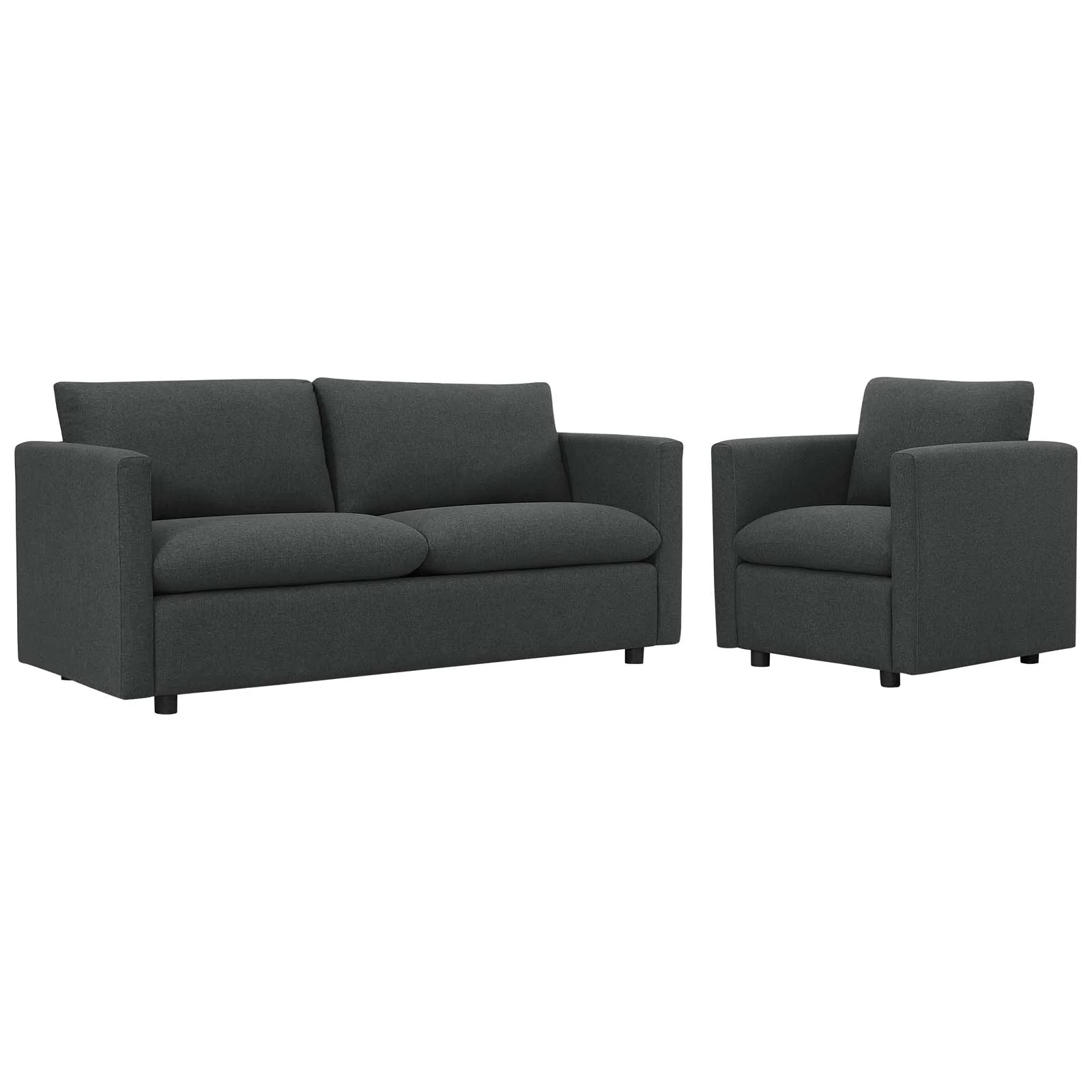 Activate Upholstered Fabric Sofa and Armchair Set By Modway - EEI-4045 - Image 8