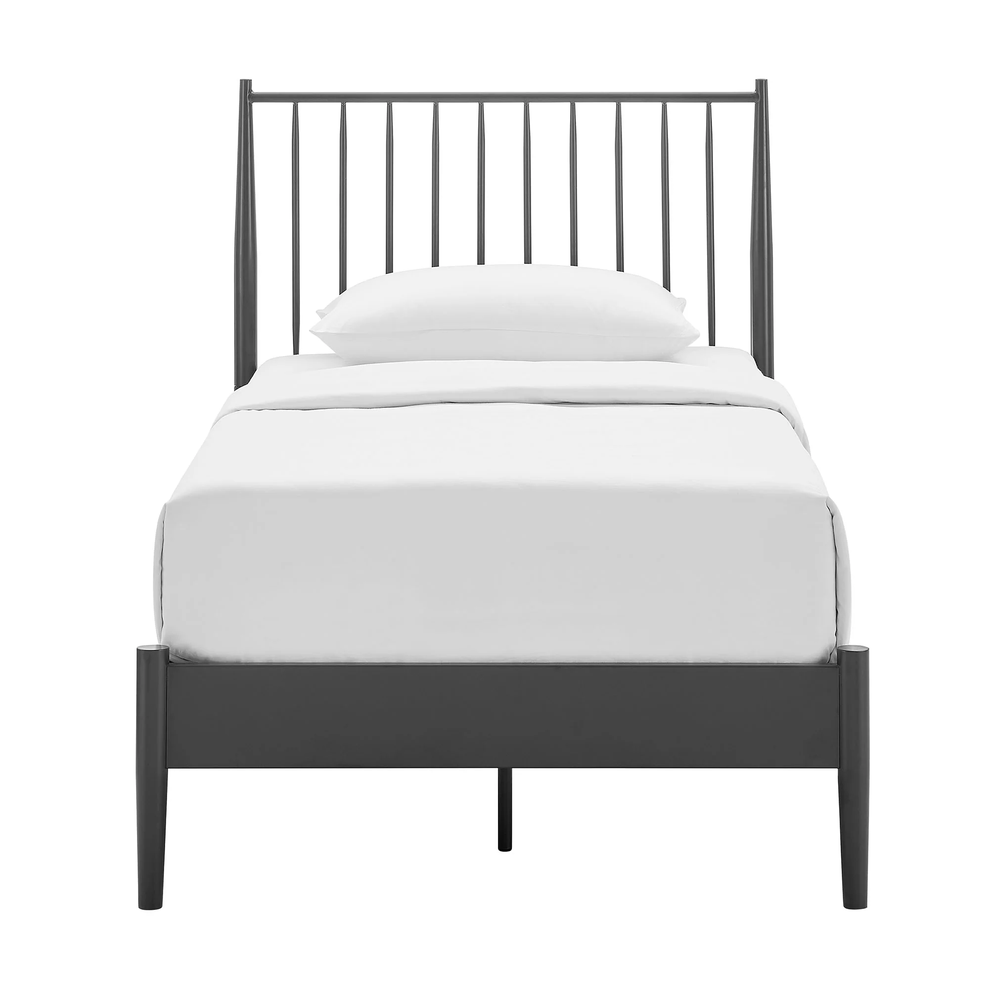 Adair Spindle Metal Twin Platform Bed by Modway - Image 4