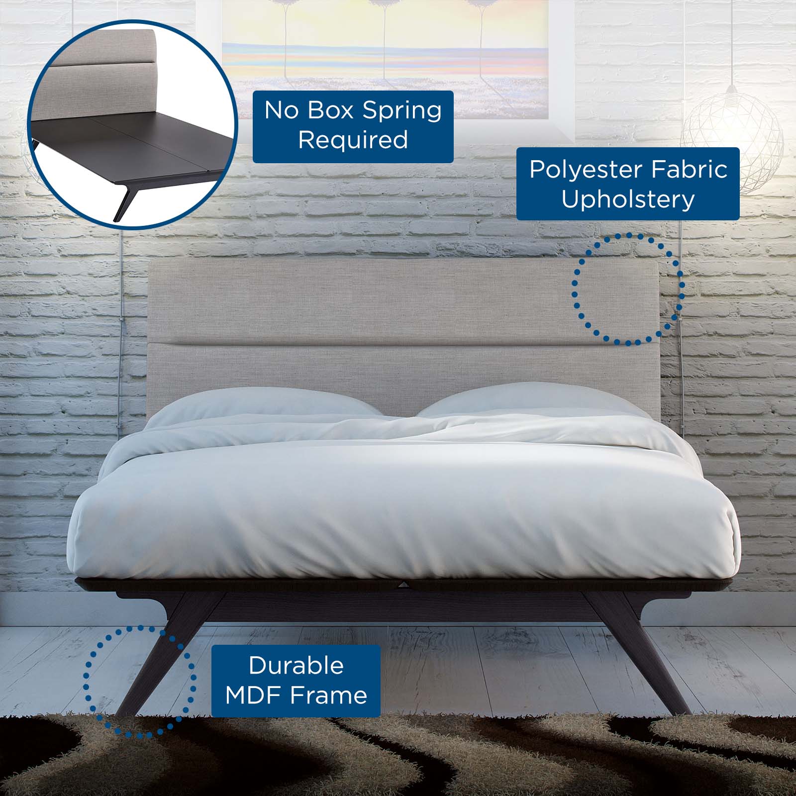Addison Full Bed By Modway - MOD-5320 - Image 6