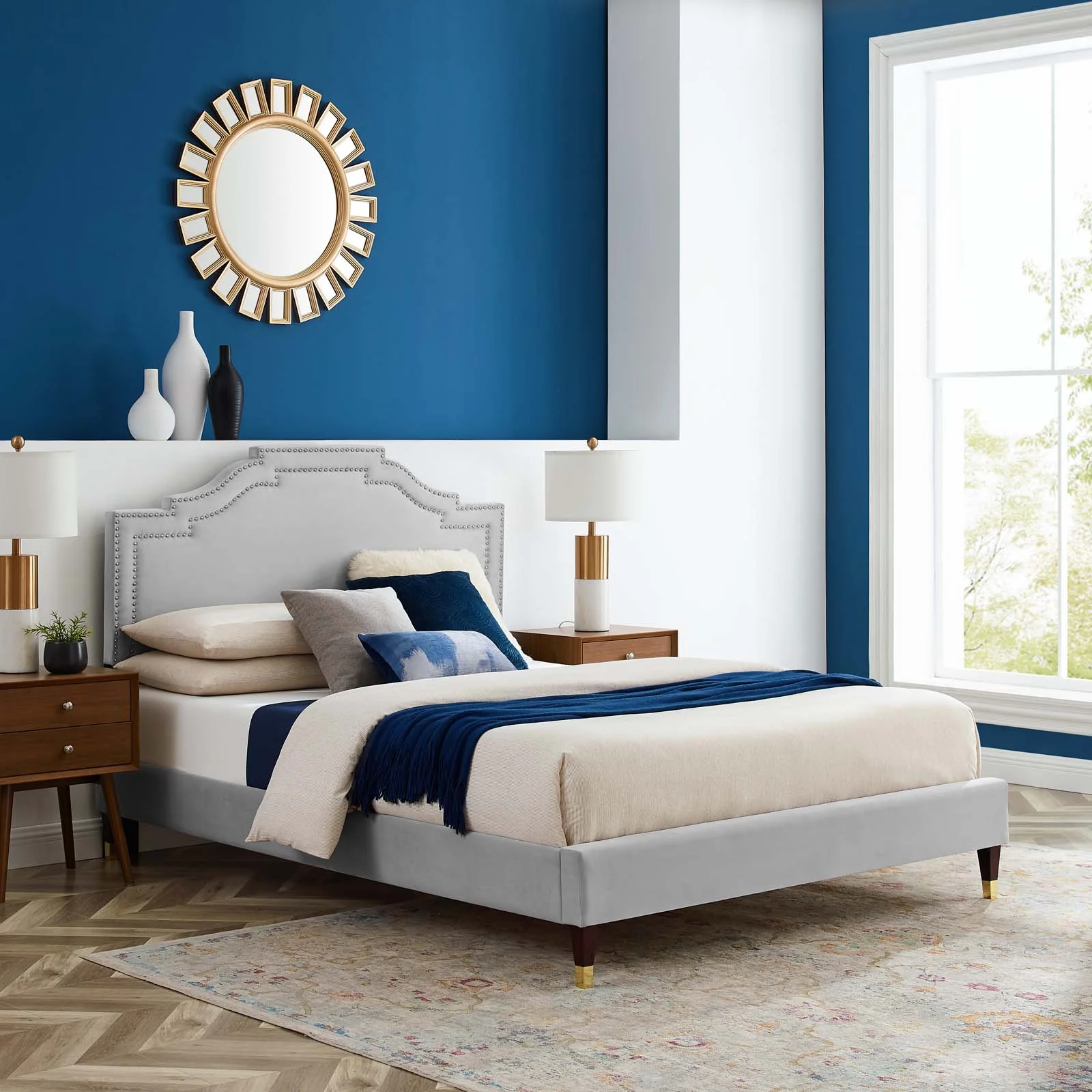 Adelaide Performance Velvet Full Platform Bed By Modway - MOD-6857 - Image 21