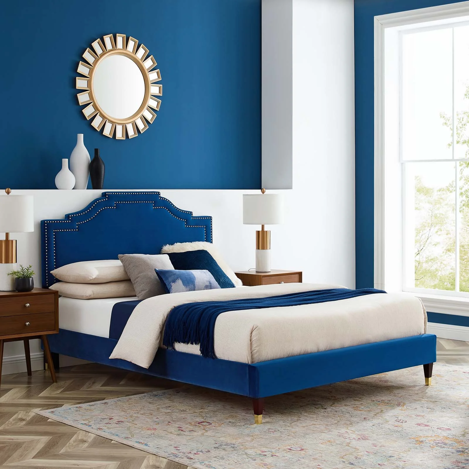 Adelaide Performance Velvet Full Platform Bed By Modway - MOD-6857 - Image 48