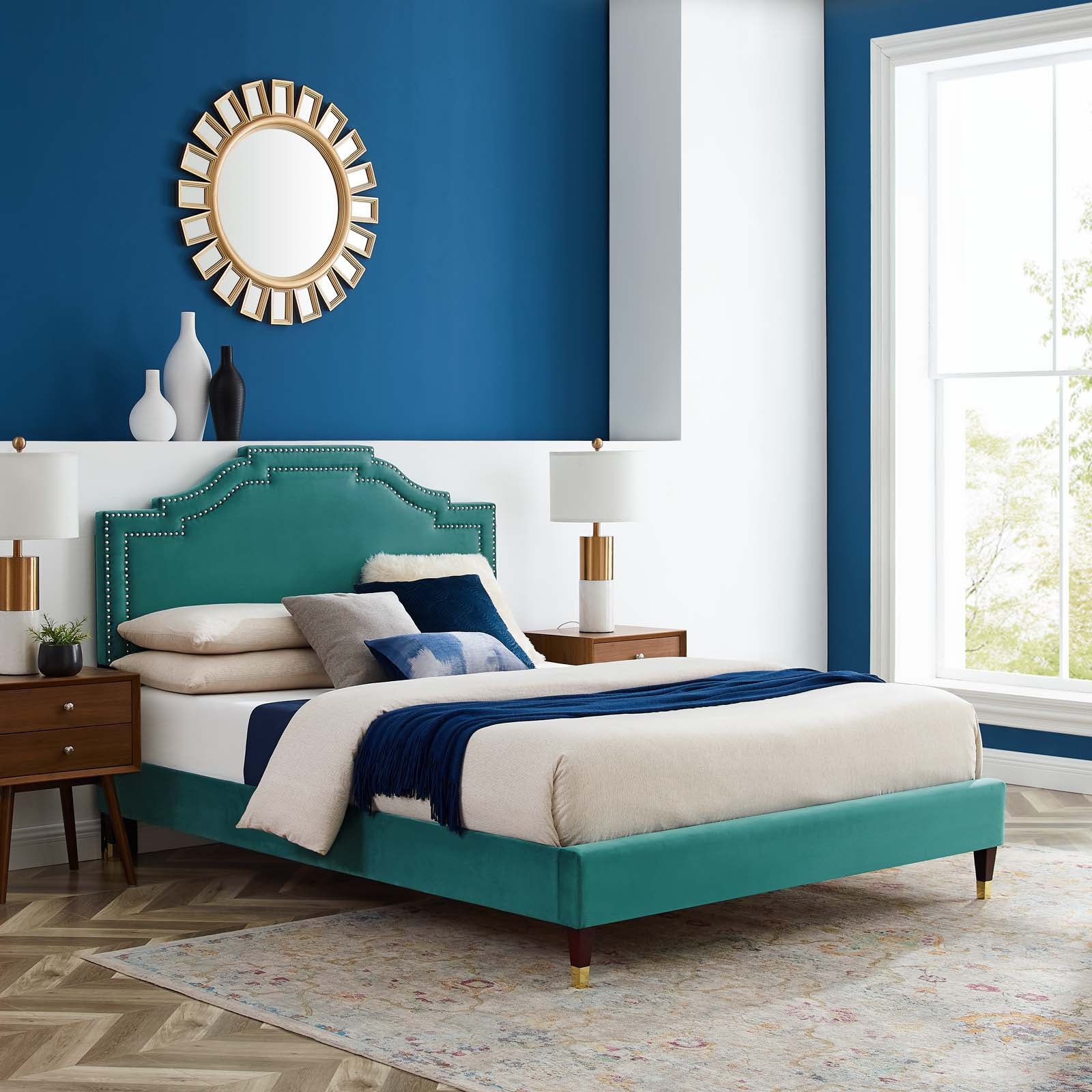 Adelaide Performance Velvet Full Platform Bed By Modway - MOD-6857 - Image 77
