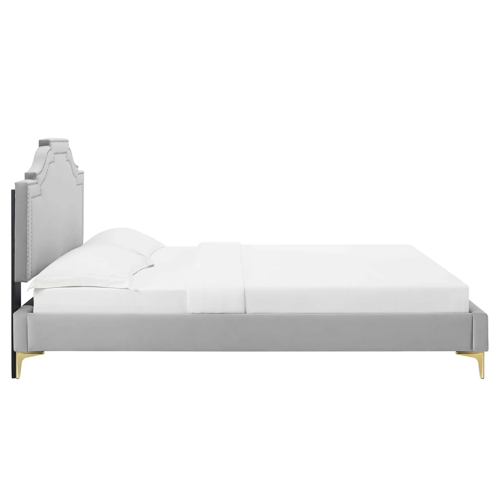 Adelaide Performance Velvet King Platform Bed By Modway - MOD-6862 - Image 36