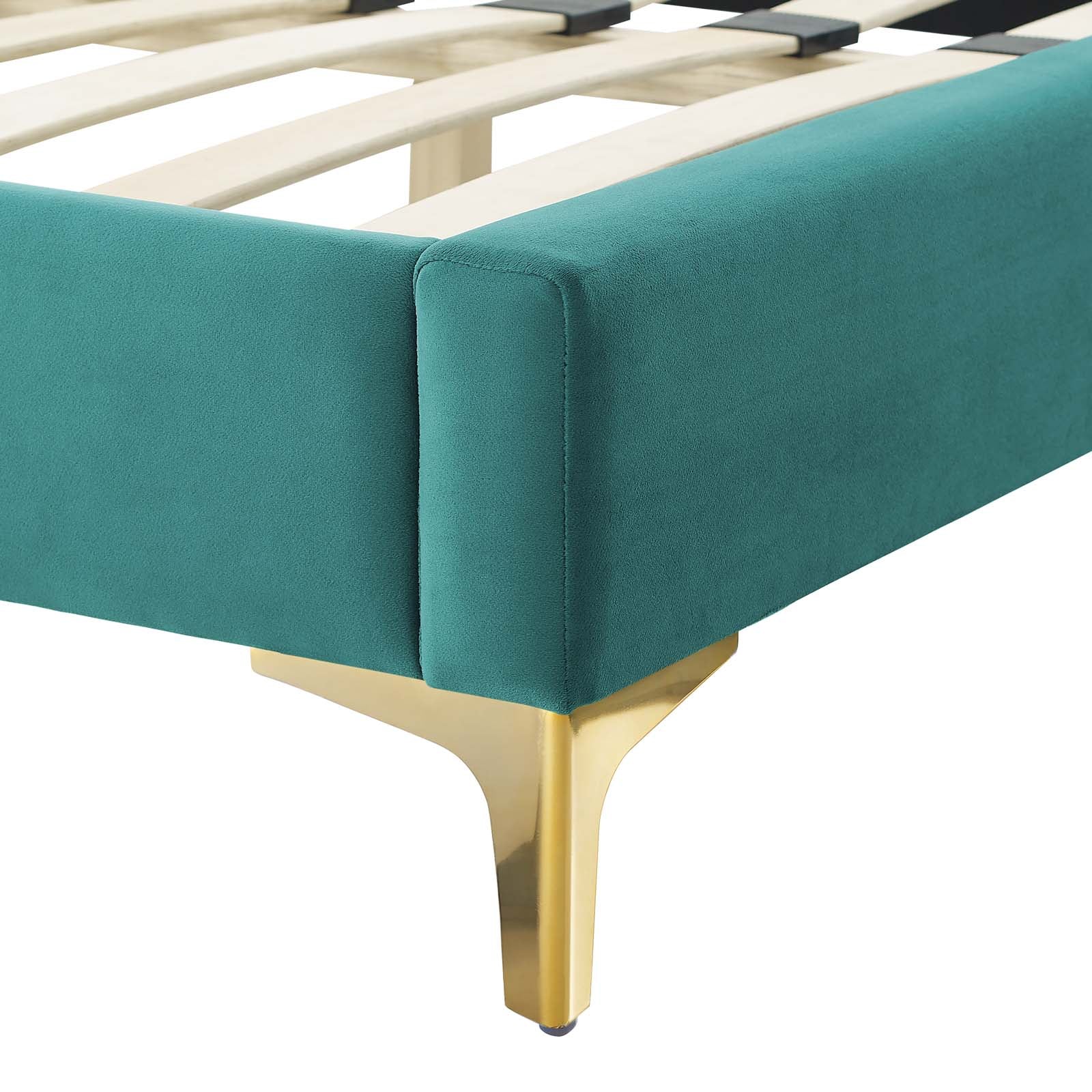 Adelaide Performance Velvet King Platform Bed By Modway - MOD-6862 - Image 95