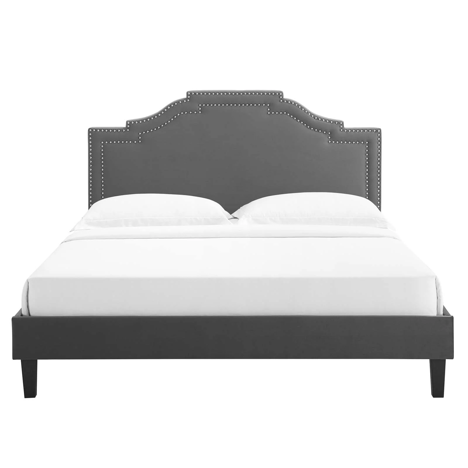 Adelaide Performance Velvet King Platform Bed By Modway - MOD-6864 - Image 12